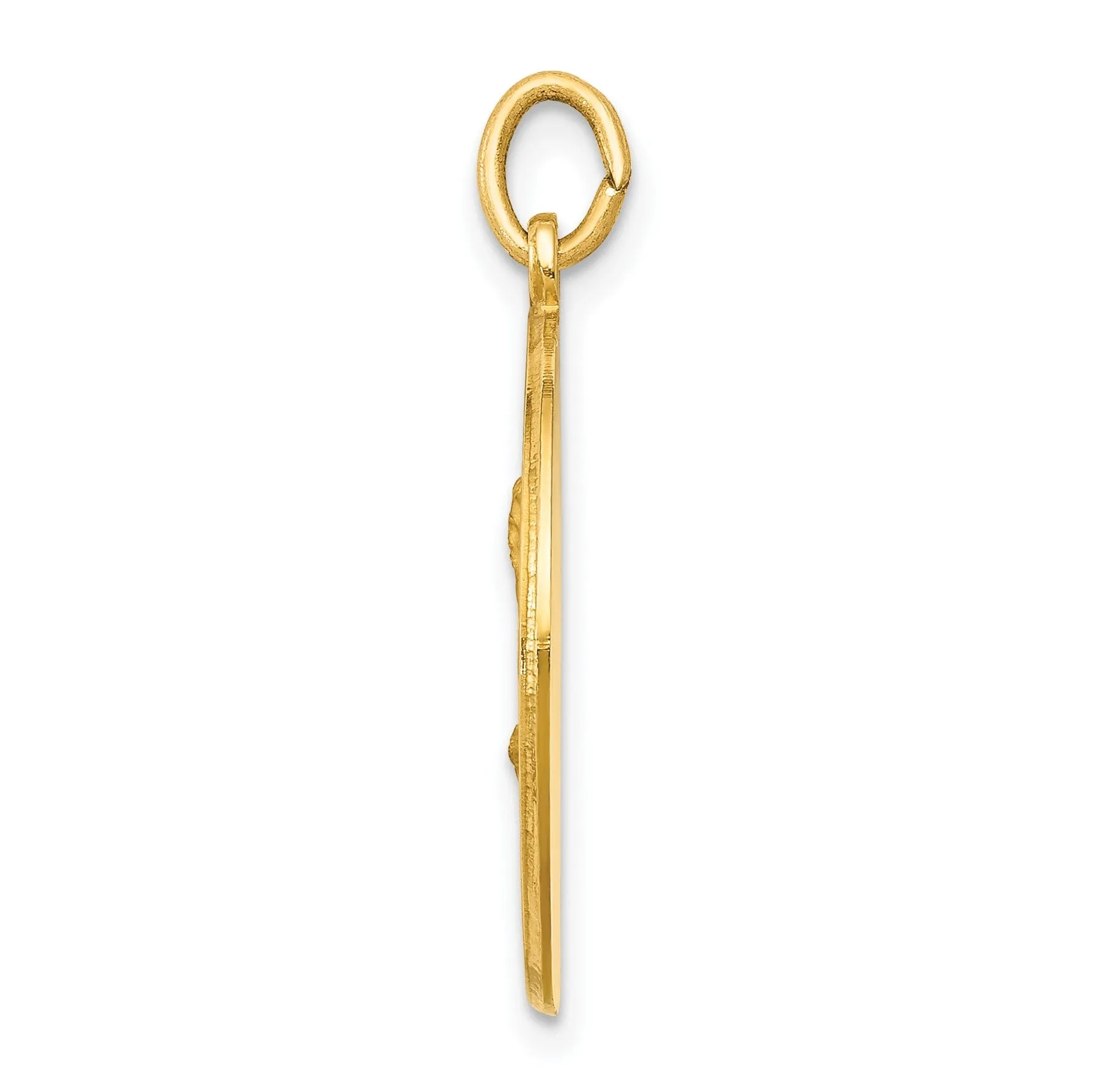 14k Yellow Gold Saint Matthew Medal Pendant