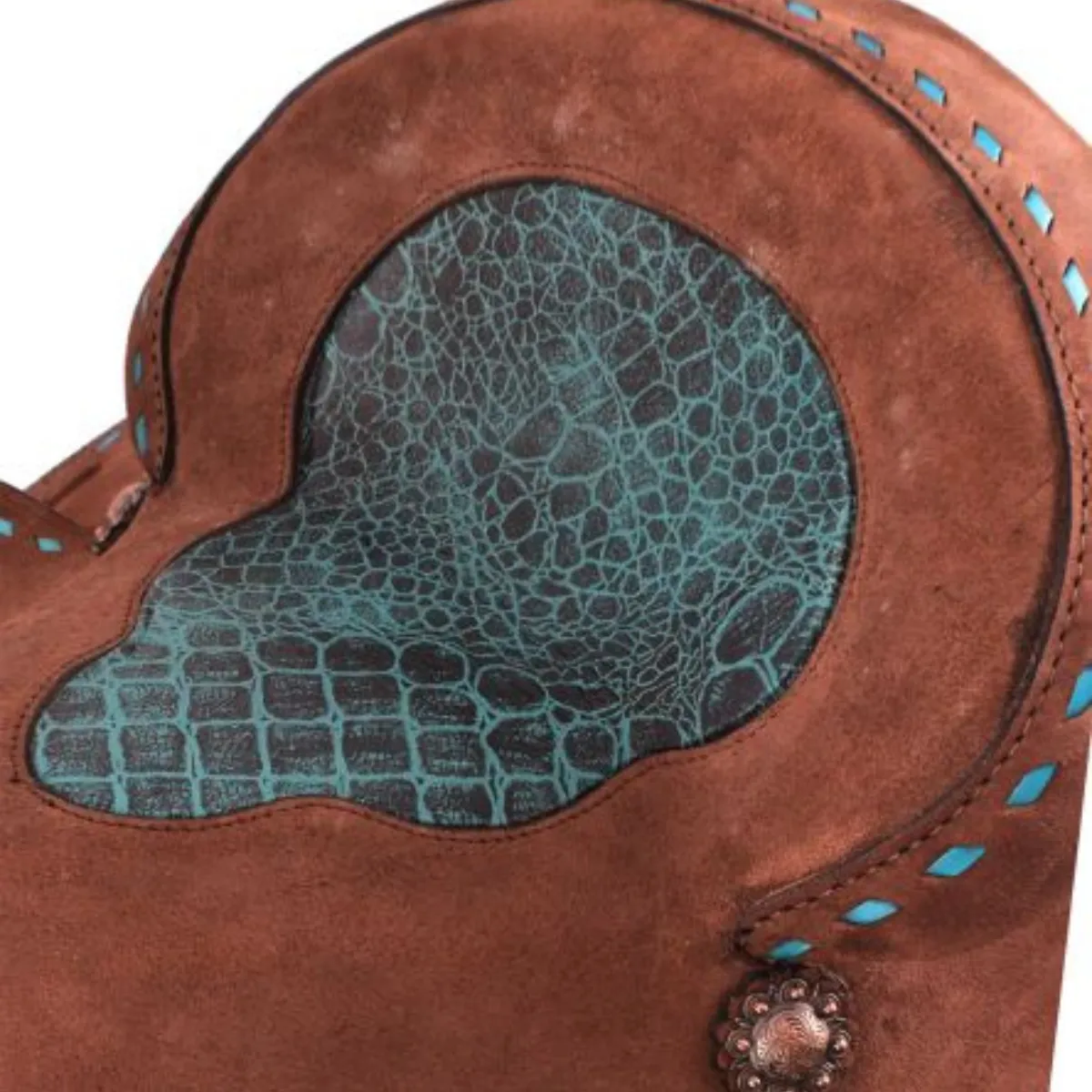 14", 15", 16"  DOUBLE T  ROUGHOUT BARREL STYLE SADDLE SET