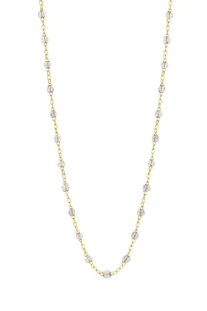 16.5" Classic Gigi Necklace - Sparkle   Yellow Gold
