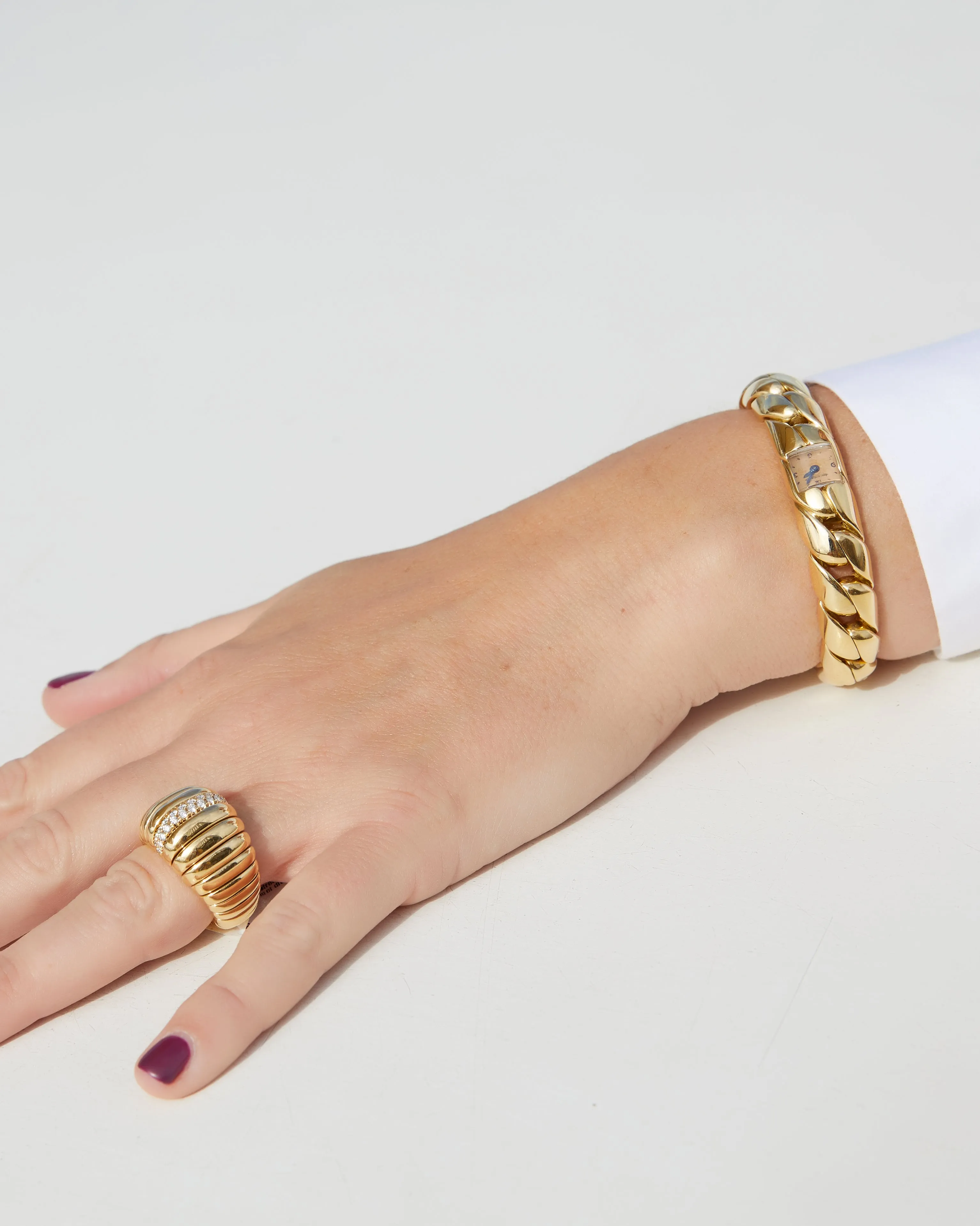 18K yellow gold watch Jaeger-LeCoultre
