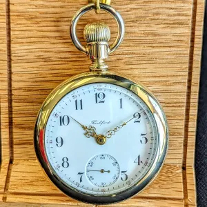1905 ROCKFORD Pocket Watch 18s Grade 930 Lever Set 17 Jewels Adjusted Openface