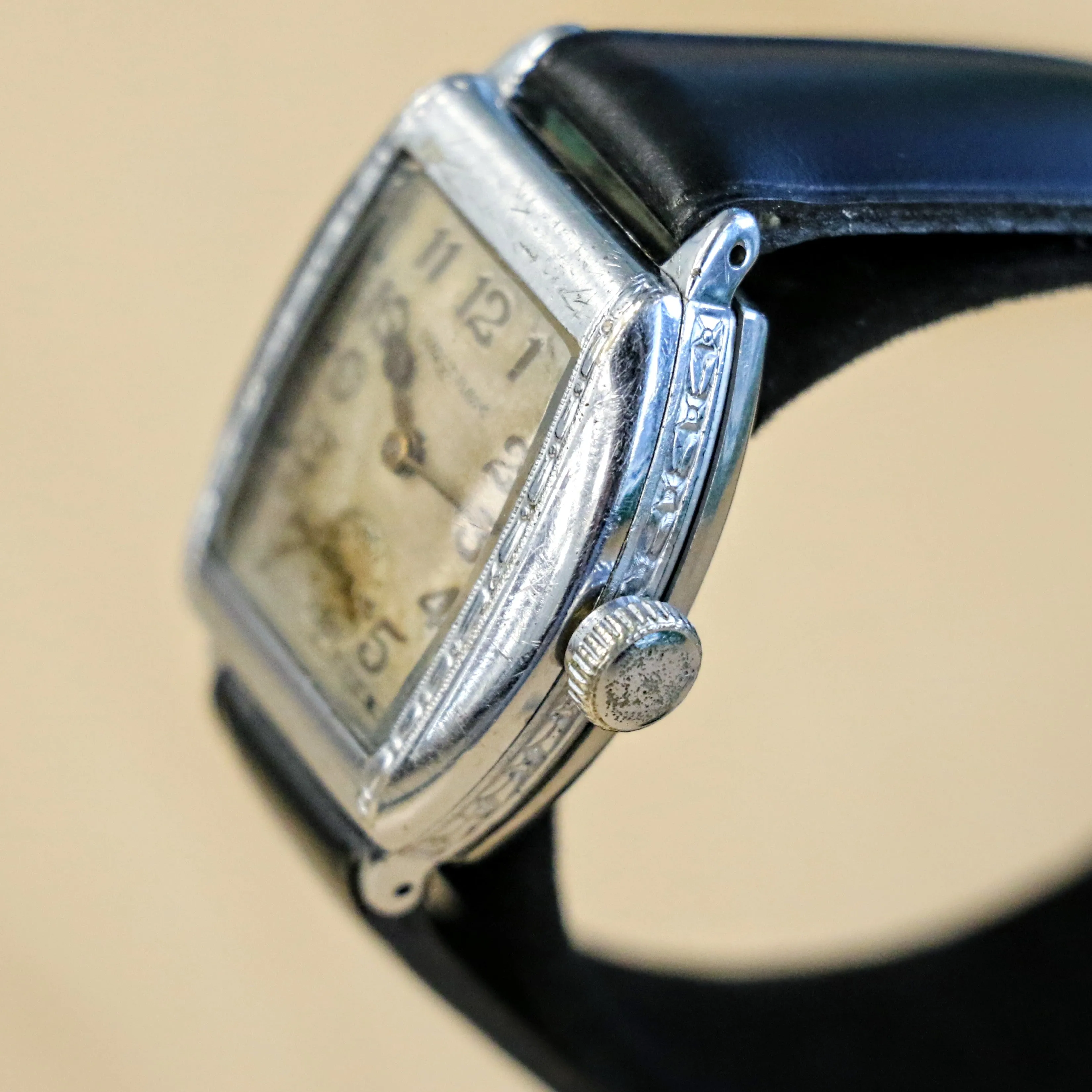 1935 Art Deco WALTHAM Wristwatch 15 Jewels Vintage U.S.A. Made Watch