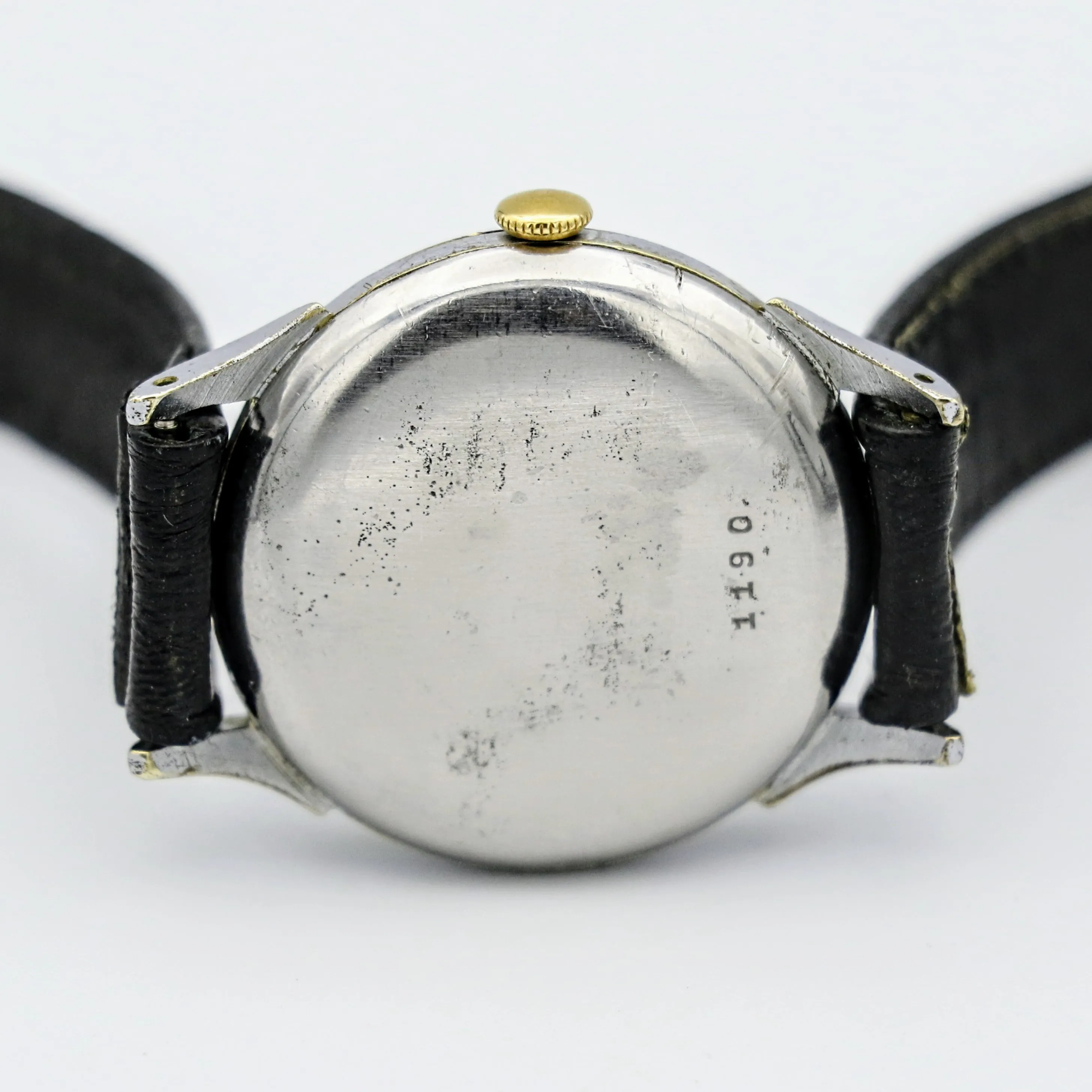 1940s RECORD Bumper Automatic Wristwatch Swiss Made Cal. 171 20 Jewels Watch