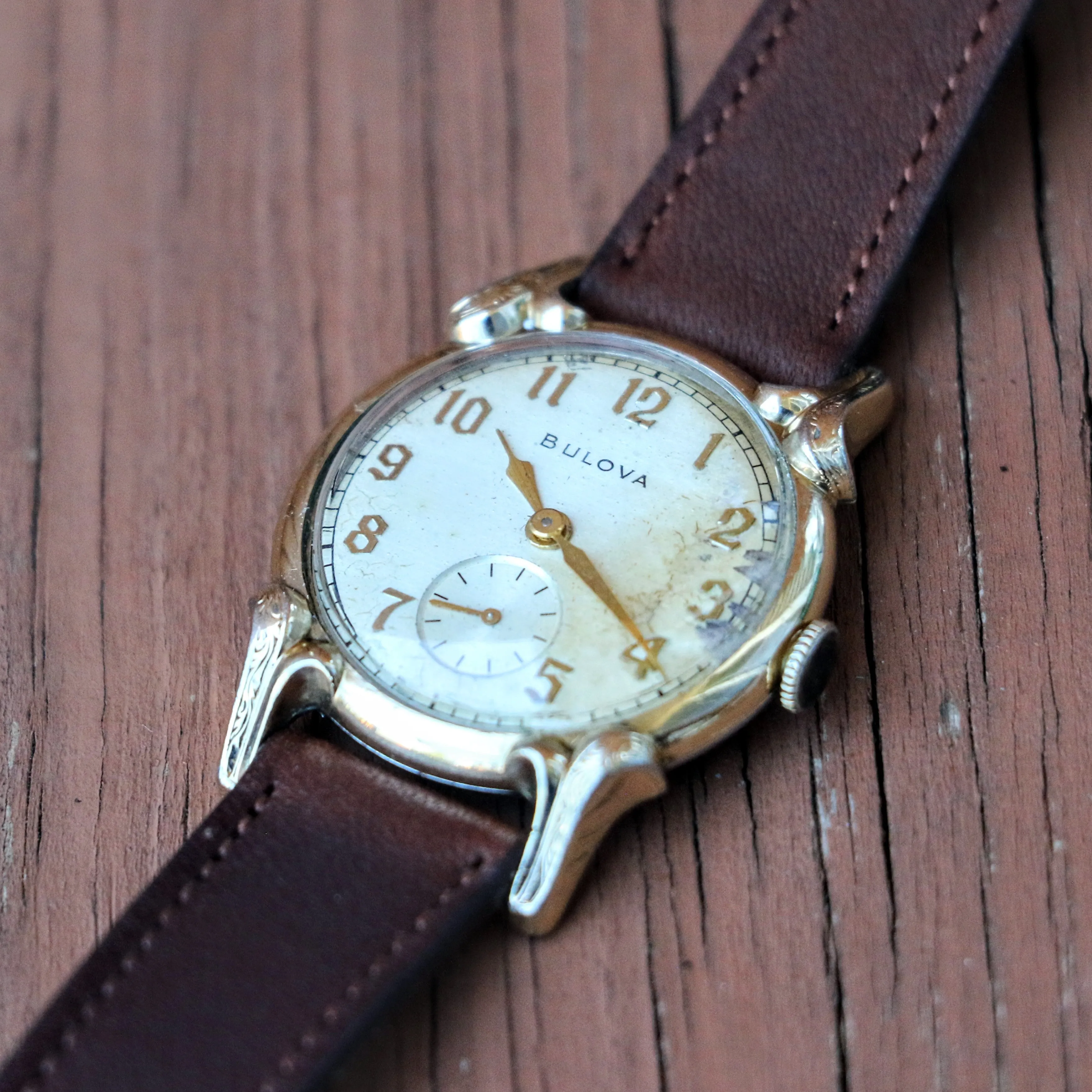 1950 BULOVA Windsor Watch Cal. 10BM 17 Jewels U.S.A. Made Wristwatch