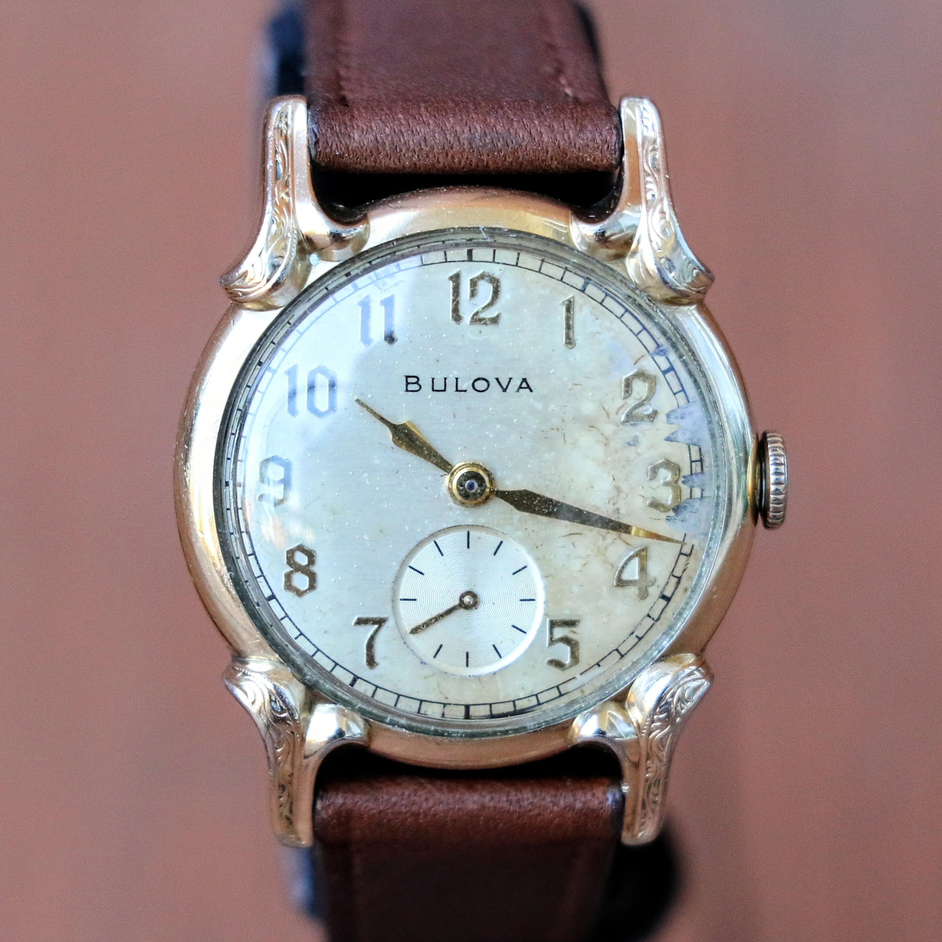 1950 BULOVA Windsor Watch Cal. 10BM 17 Jewels U.S.A. Made Wristwatch