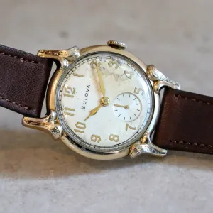 1950 BULOVA Windsor Watch Cal. 10BM 17 Jewels U.S.A. Made Wristwatch