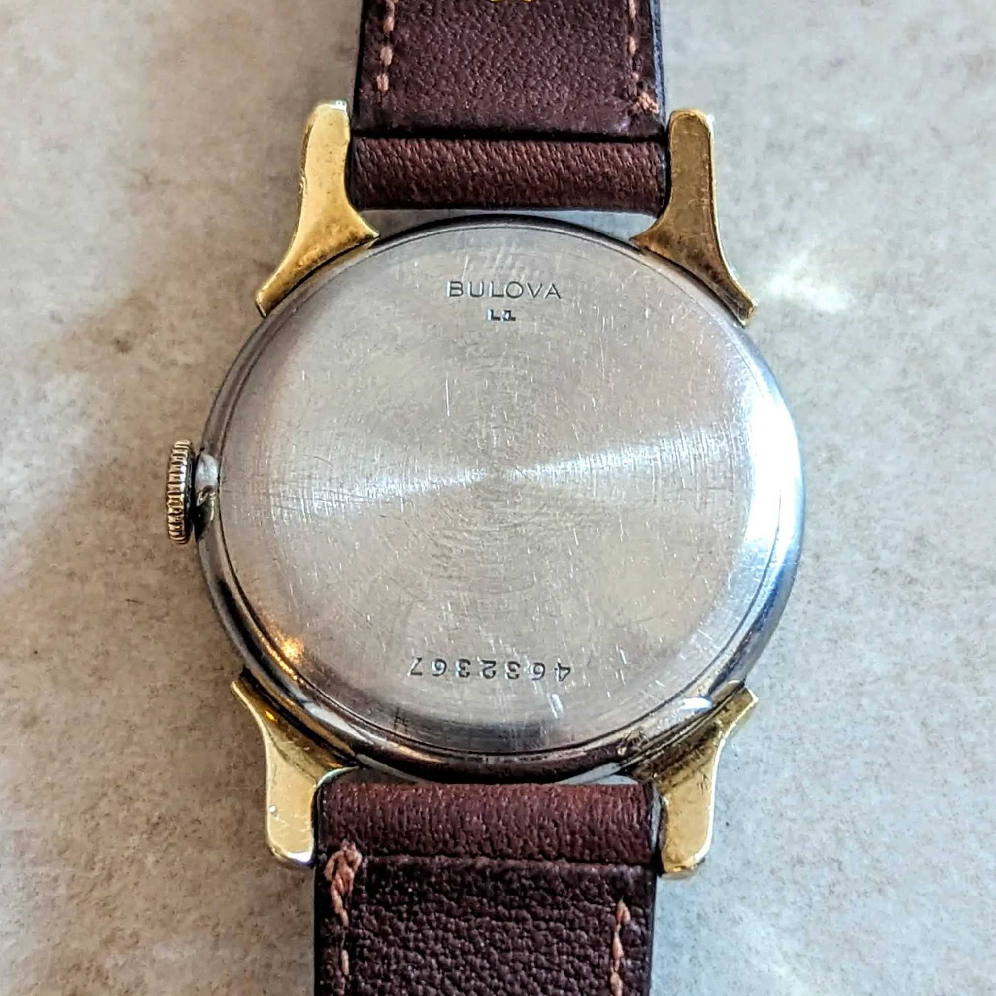 1950 BULOVA Windsor Watch Cal. 10BM 17 Jewels U.S.A. Made Wristwatch