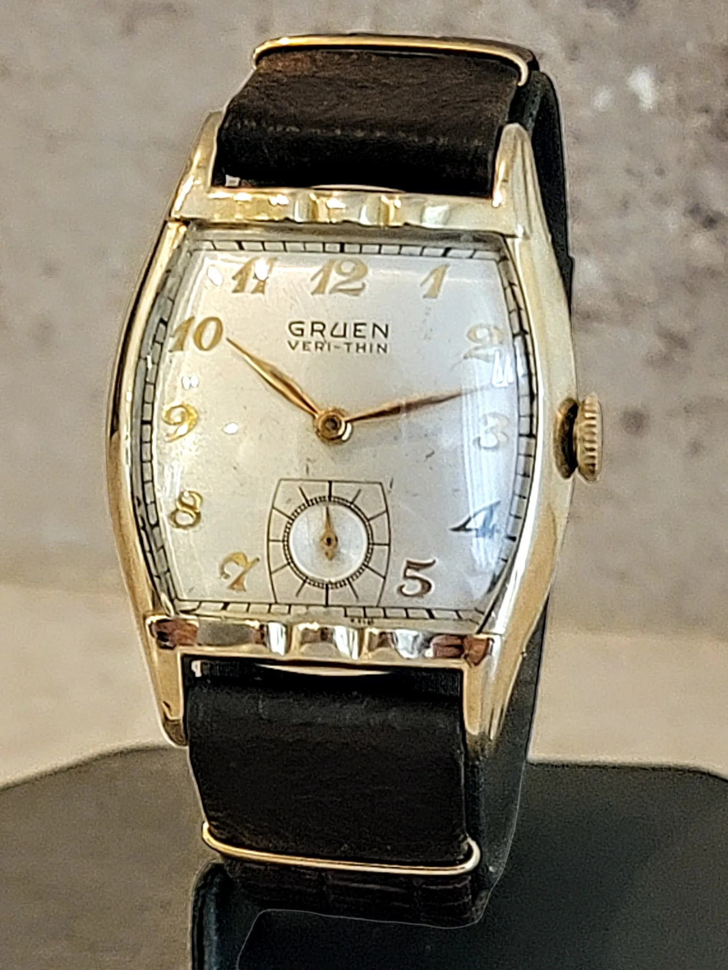 1950 GRUEN Veri-Thin Watch 15 Jewels Cal. 421 Swiss Made
