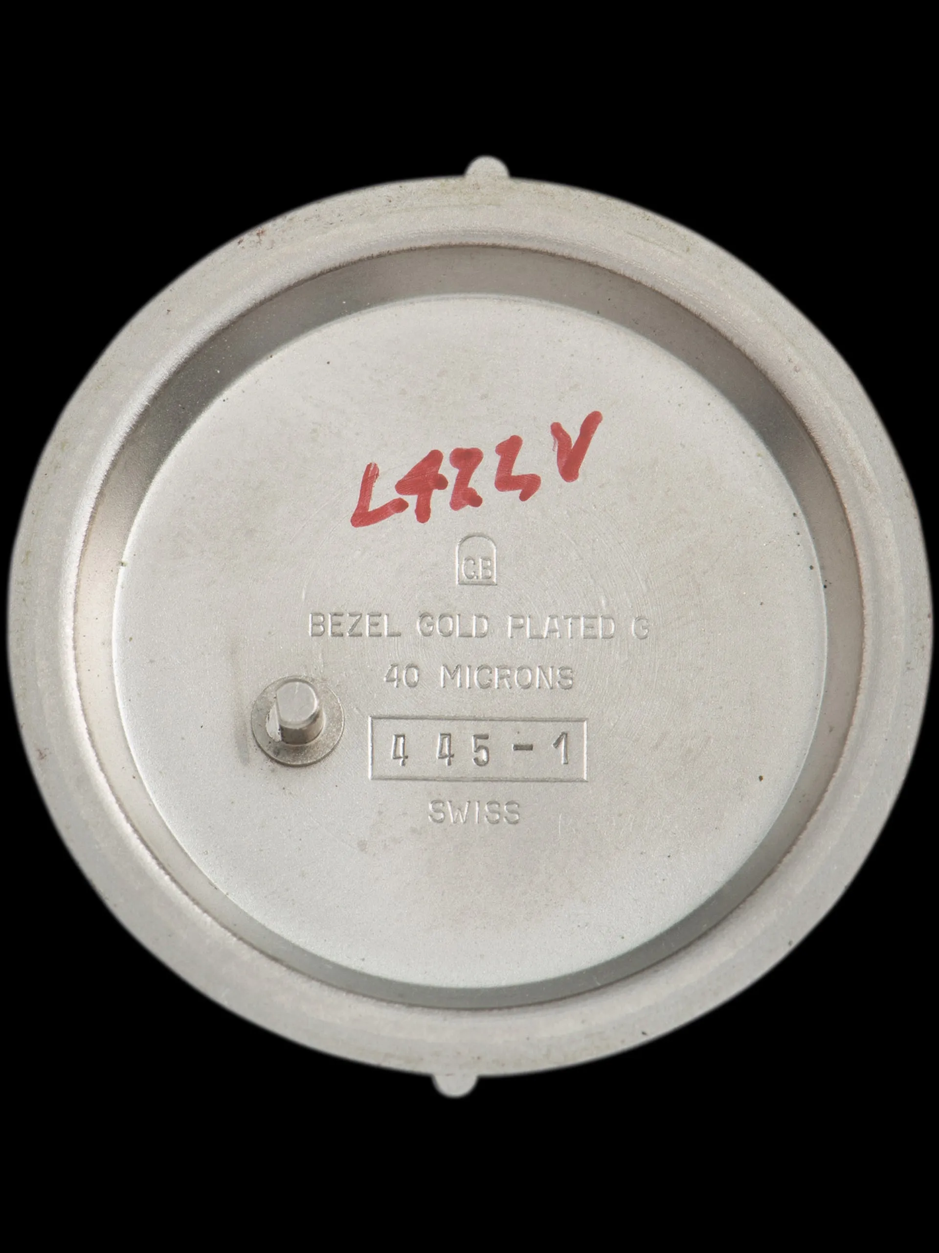 1965 Bulova Wrist Alarm (Ref. 445-1) "Gold Plated"