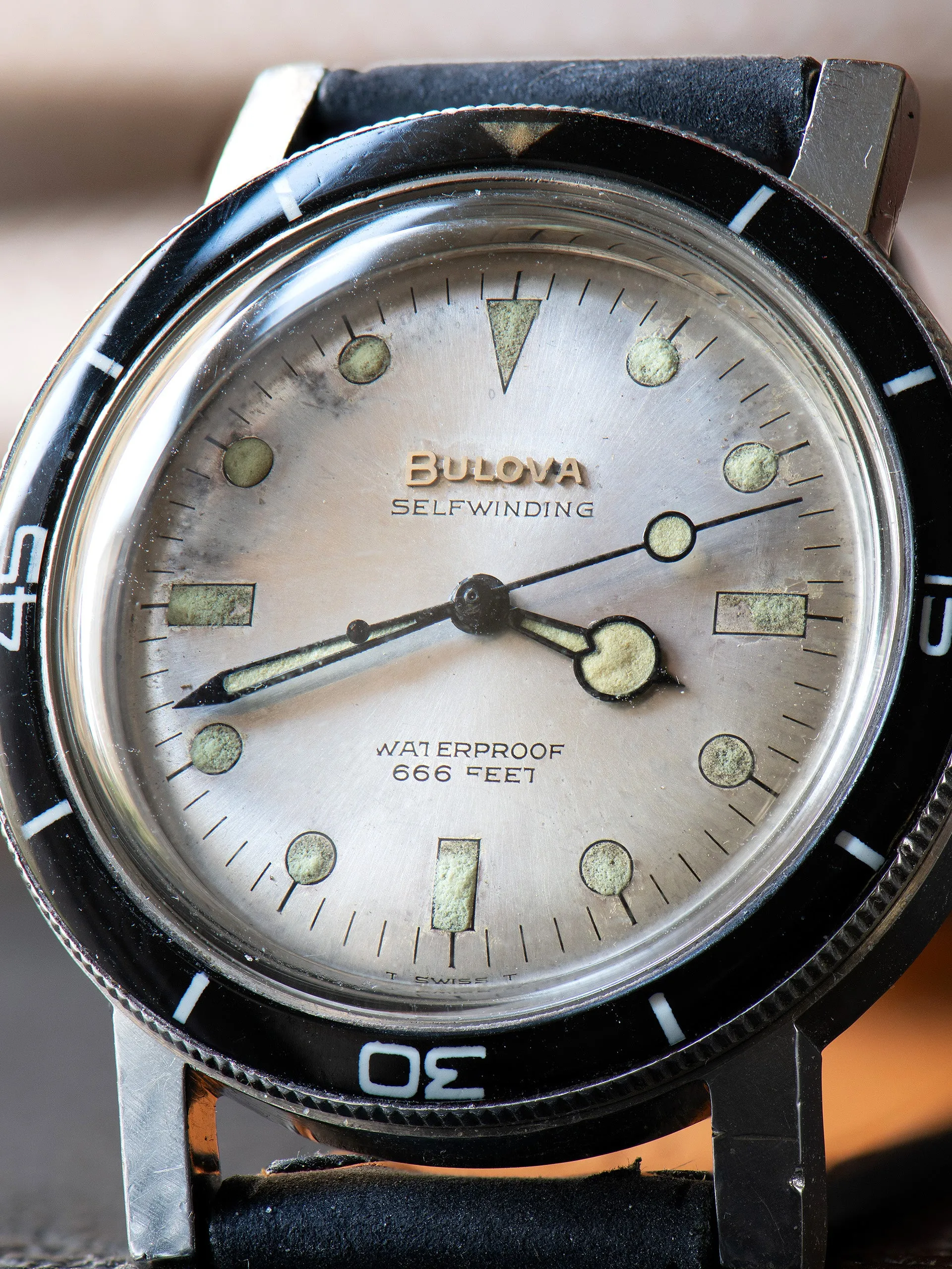 1967 Bulova Snorkel "K" (Ref. 608) Silver Dial