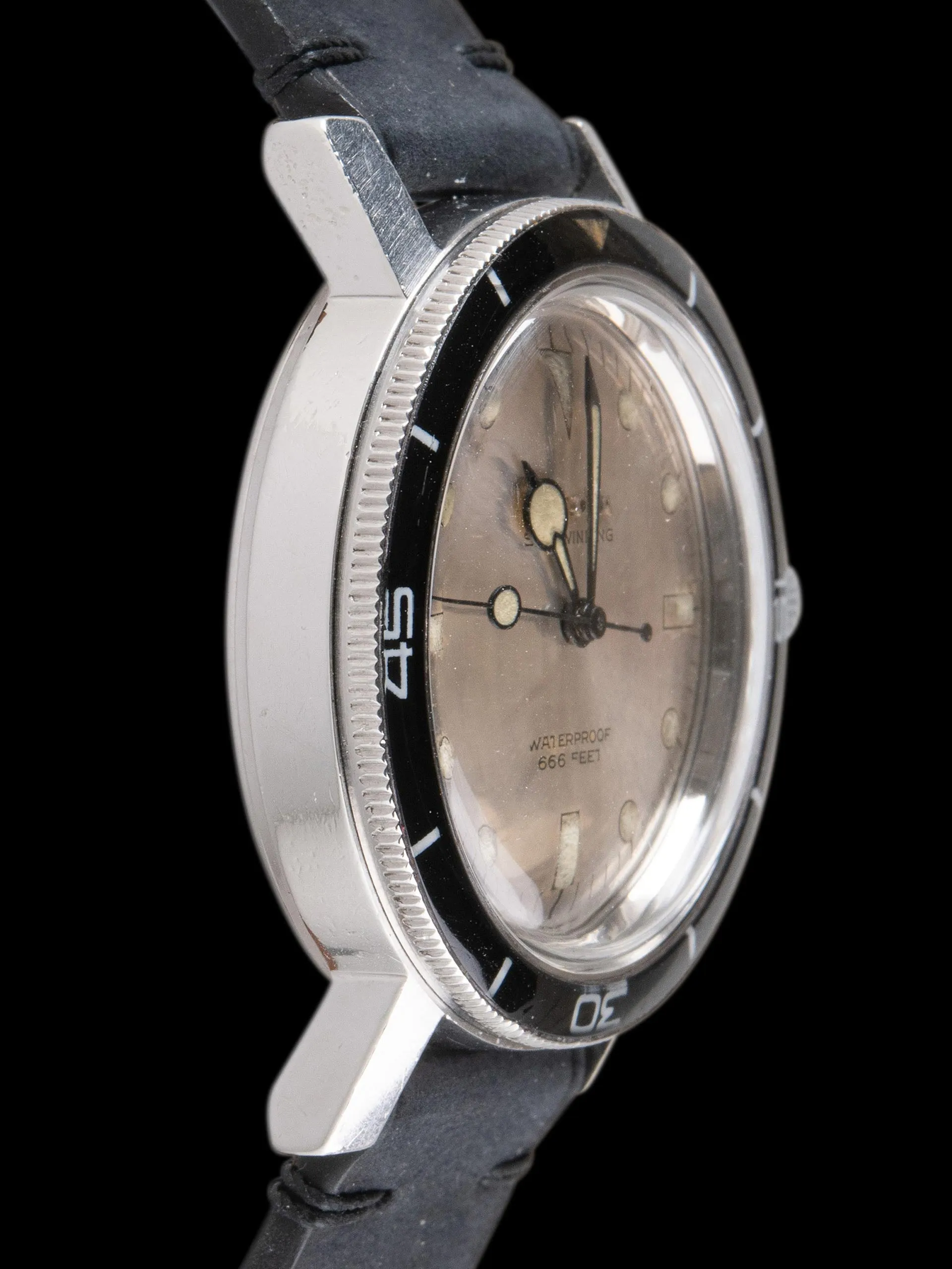 1967 Bulova Snorkel "K" (Ref. 608) Silver Dial