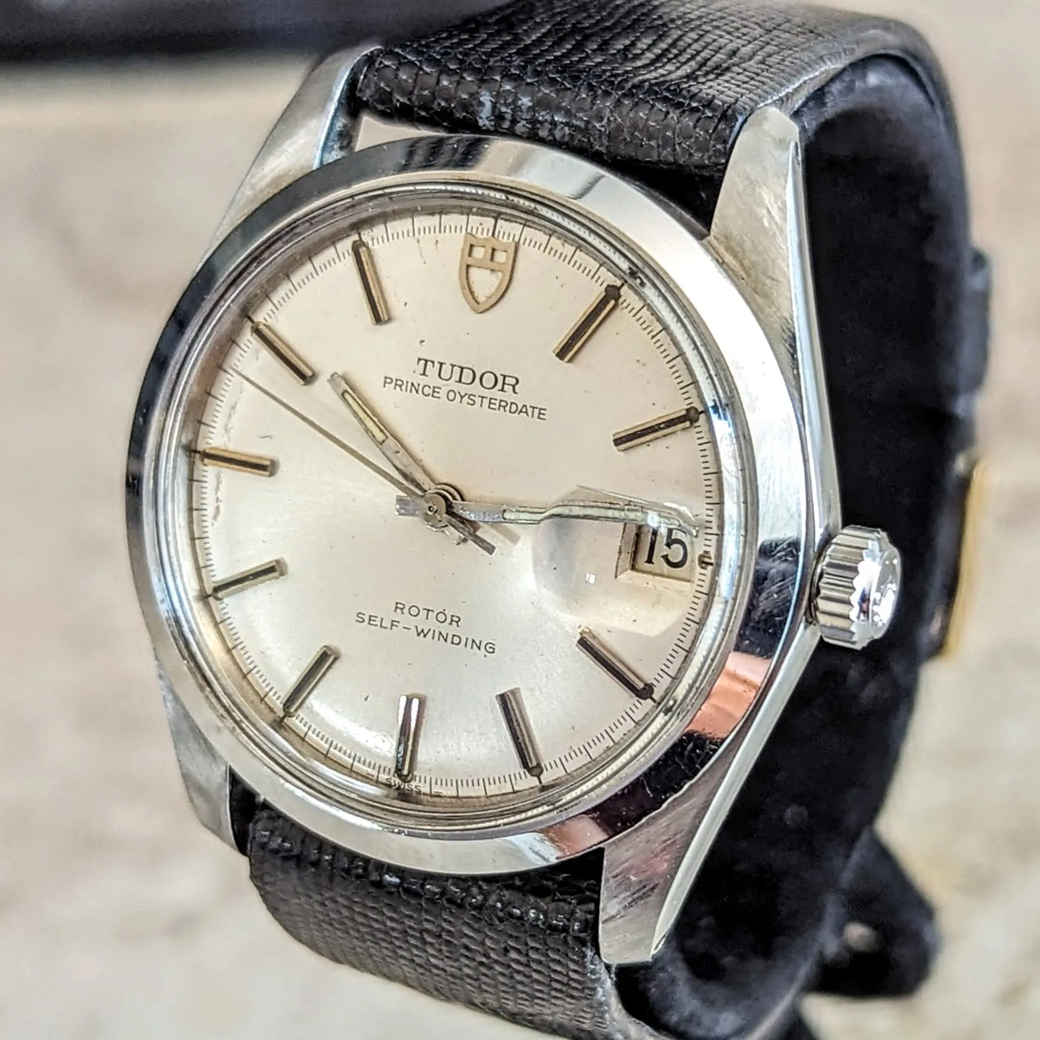 1969 TUDOR Prince Oysterdate Rotor Self-Winding Watch Ref. 9050/0 Vintage Automatic Wristwatch
