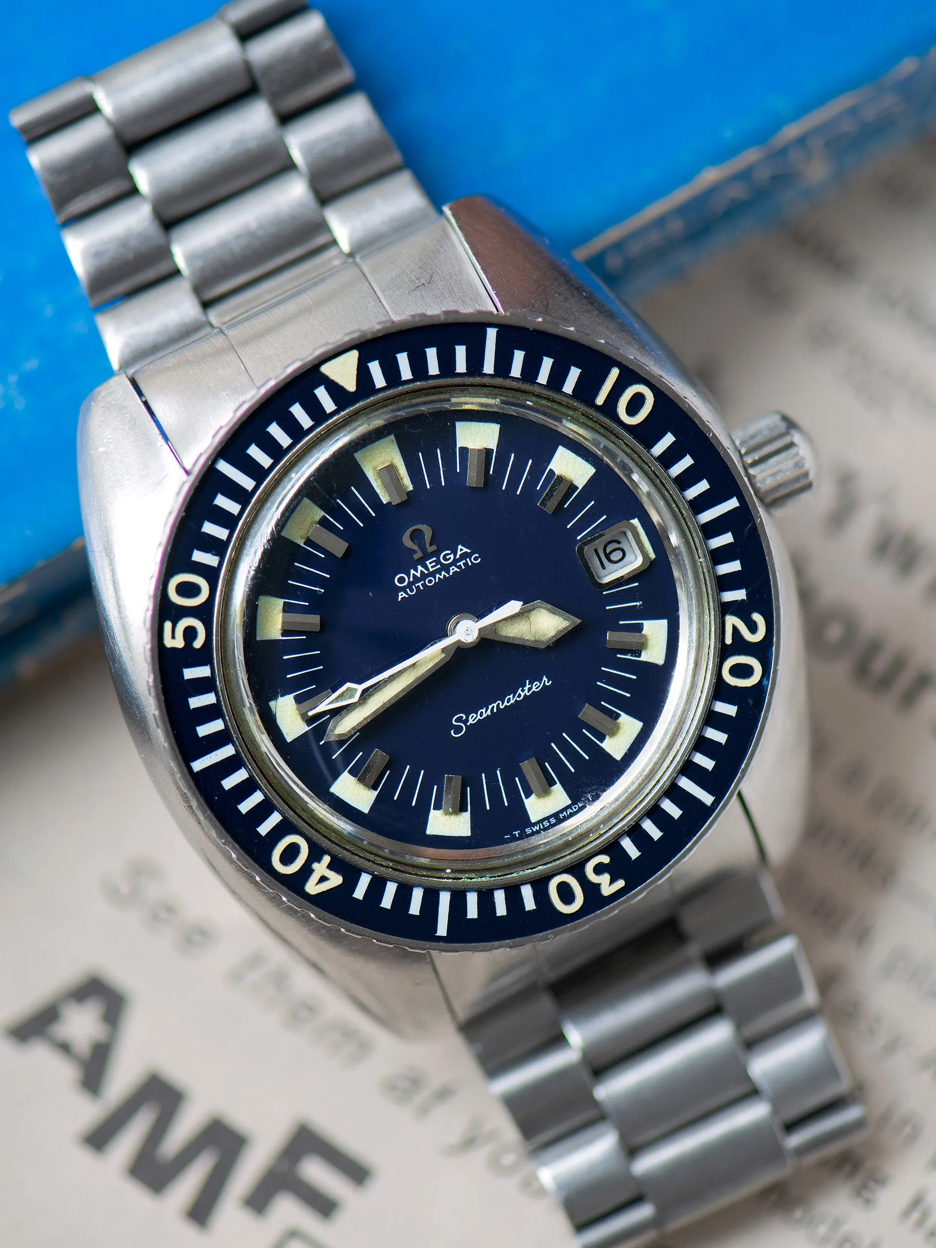1970 Omega Seamaster 120 (Ref. 166.073) “Deep Blue”