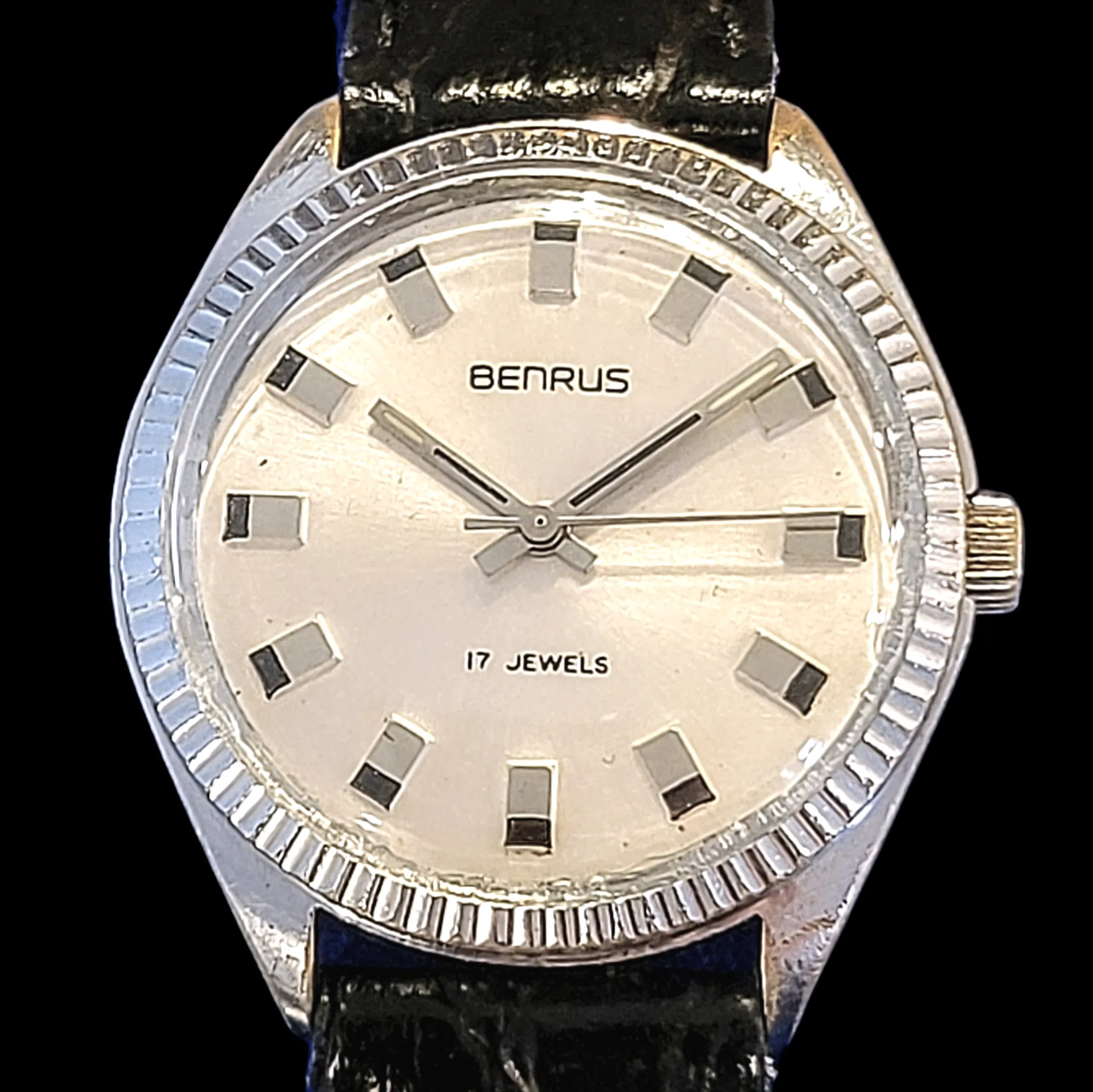 1970's BENRUS Watch 17 Jewels Cal. FE 140