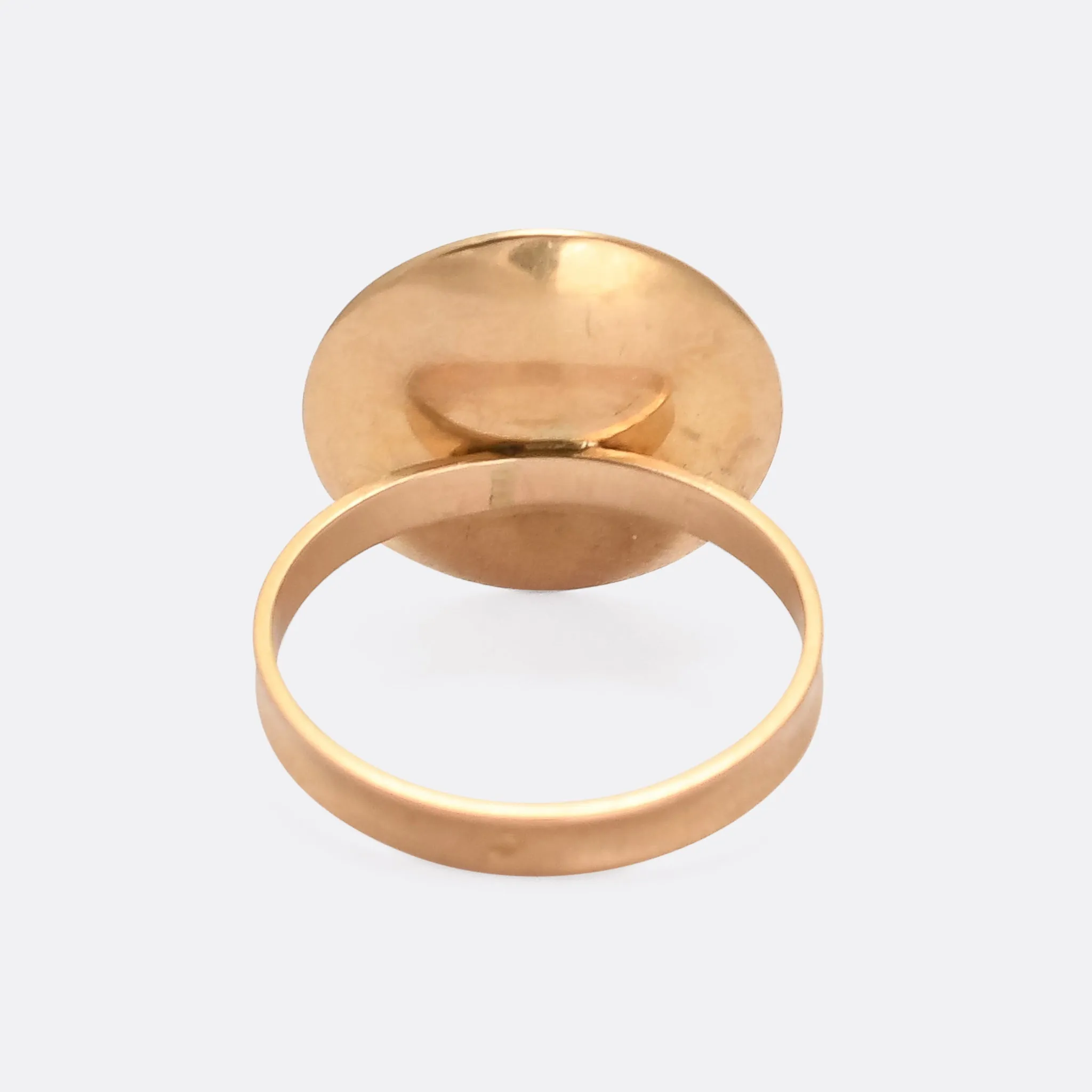 1970s Turquoise Flying Saucer Ring