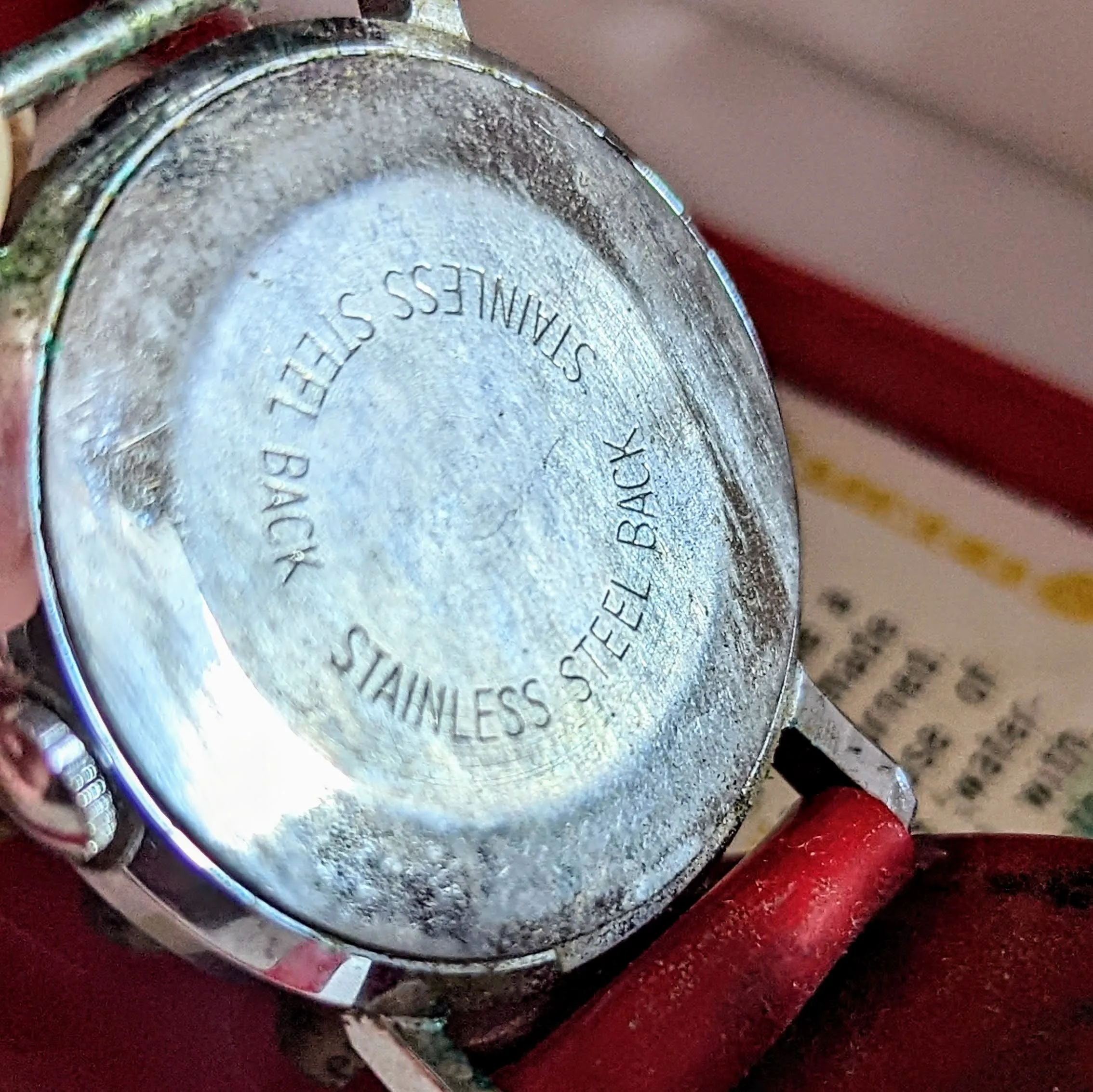 1971 INGERSOLL Mickey Mouse Watch Manual Wristwatch Original BOX! Animated Hands