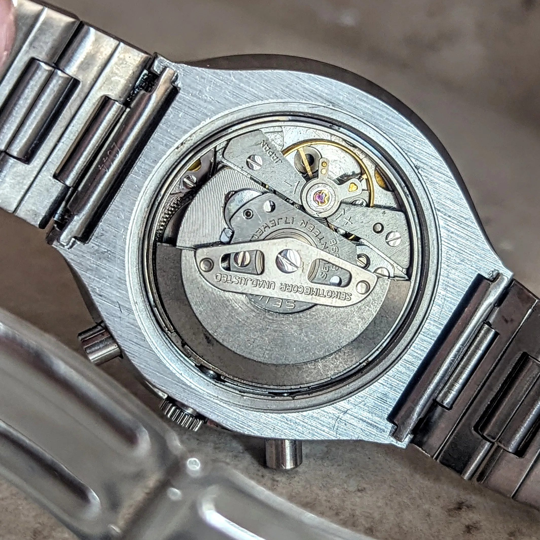 1974 SEIKO Speed-Timer Chronograph Automatic Watch Ref. 6139-7069 Day/Date Vintage Wristwatch