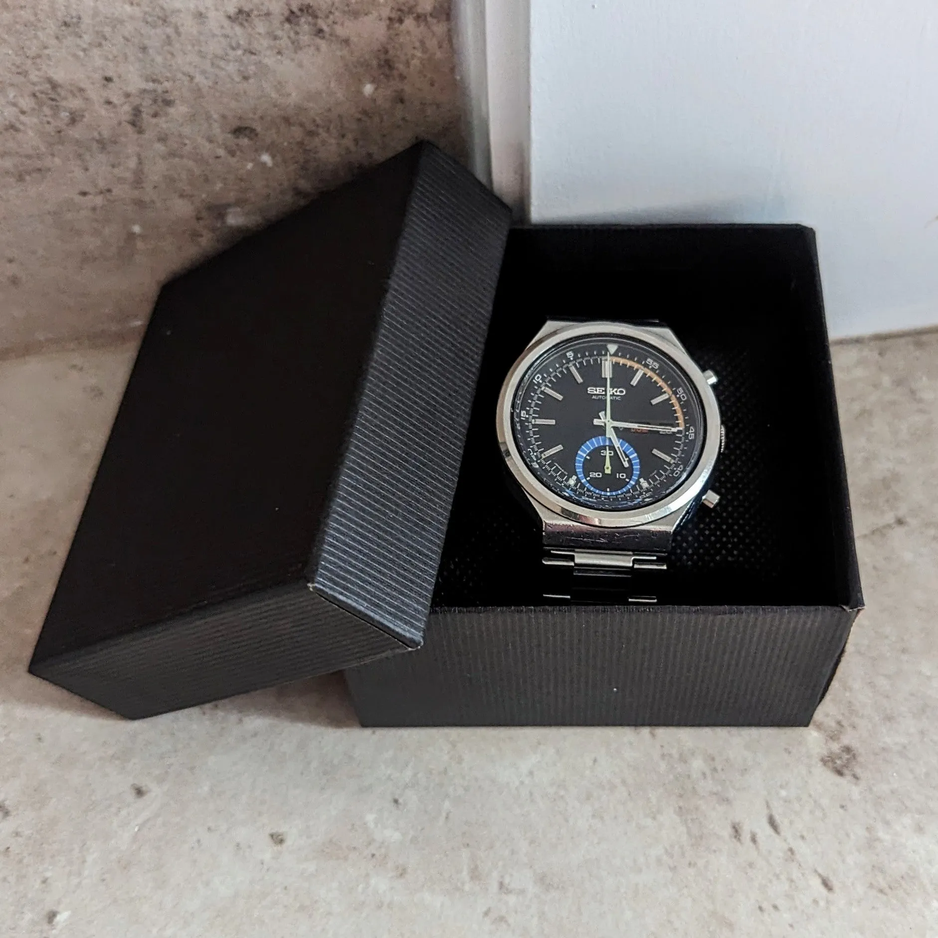 1974 SEIKO Speed-Timer Chronograph Automatic Watch Ref. 6139-7069 Day/Date Vintage Wristwatch