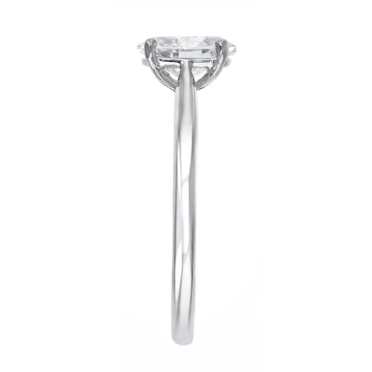 2.00ct Ophelia Oval Cut Diamond Solitaire Engagement Ring | Platinum
