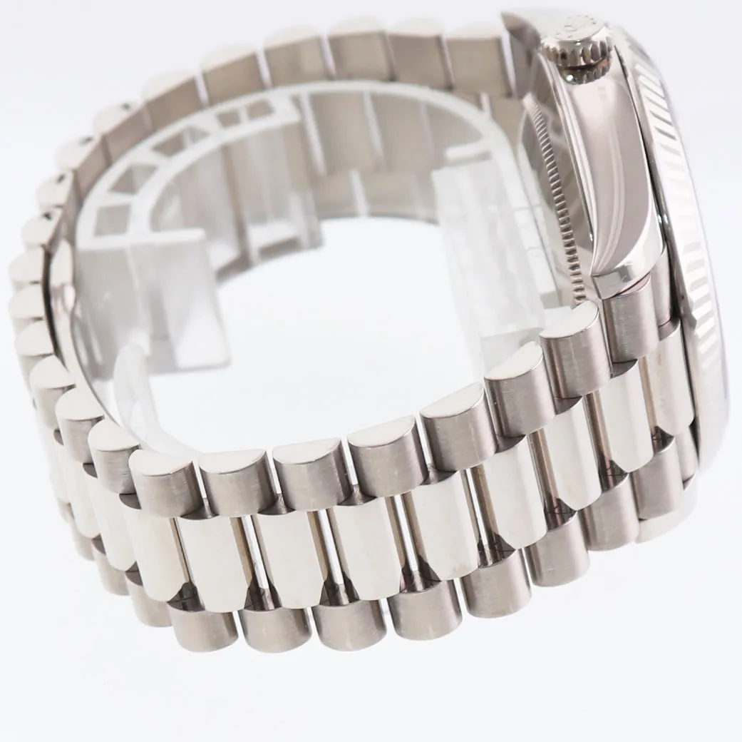 2019 MINT Rolex Day Date 40 White Gold President White Roman 228239 Watch Box