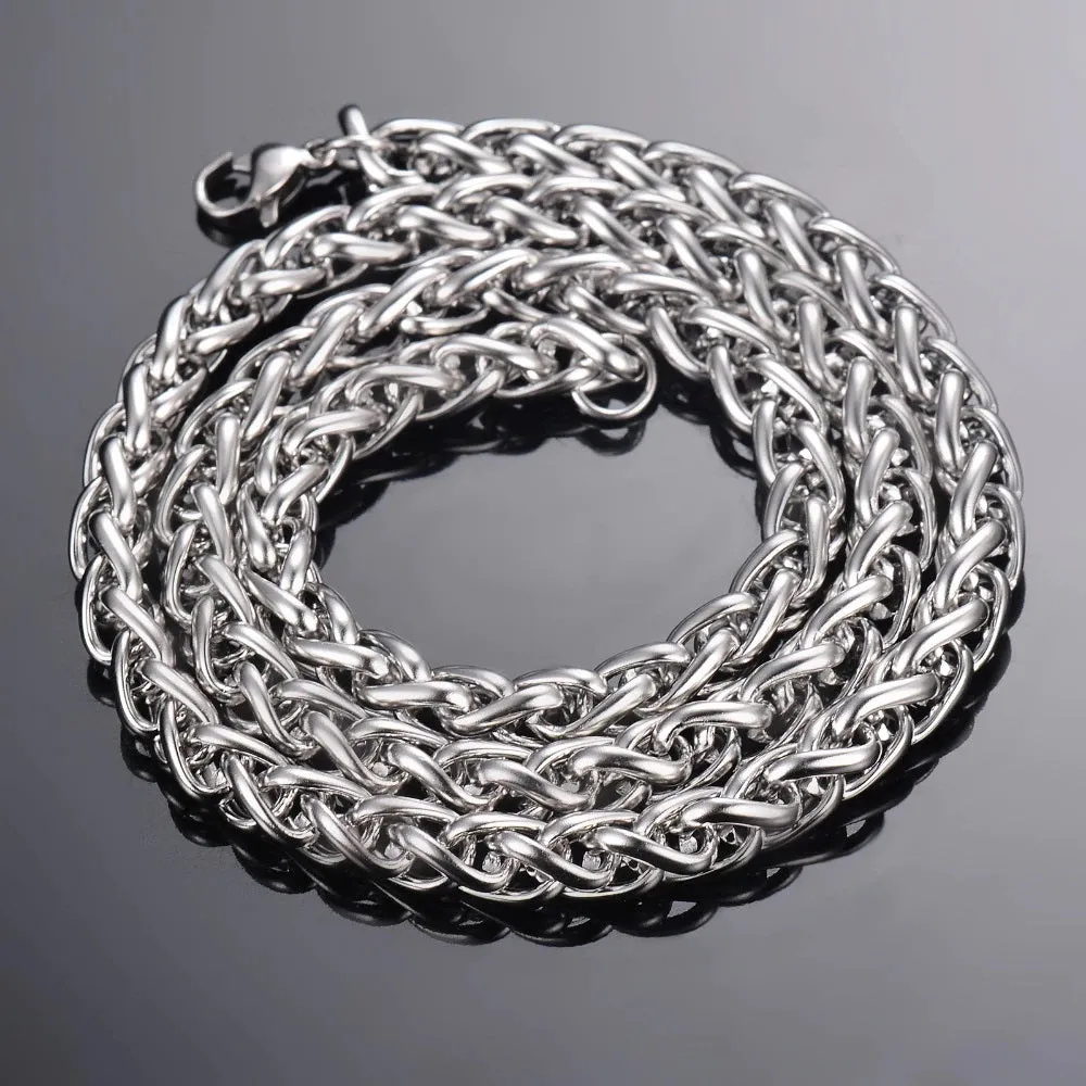 2.5mm/3mm/4mm/5mm/6mm Fashion Link Chain Stainless Steel Necklace for Men