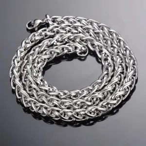 2.5mm/3mm/4mm/5mm/6mm Fashion Link Chain Stainless Steel Necklace for Men