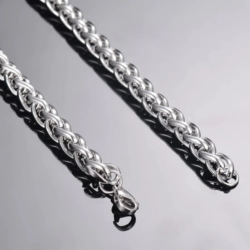 2.5mm/3mm/4mm/5mm/6mm Fashion Link Chain Stainless Steel Necklace for Men