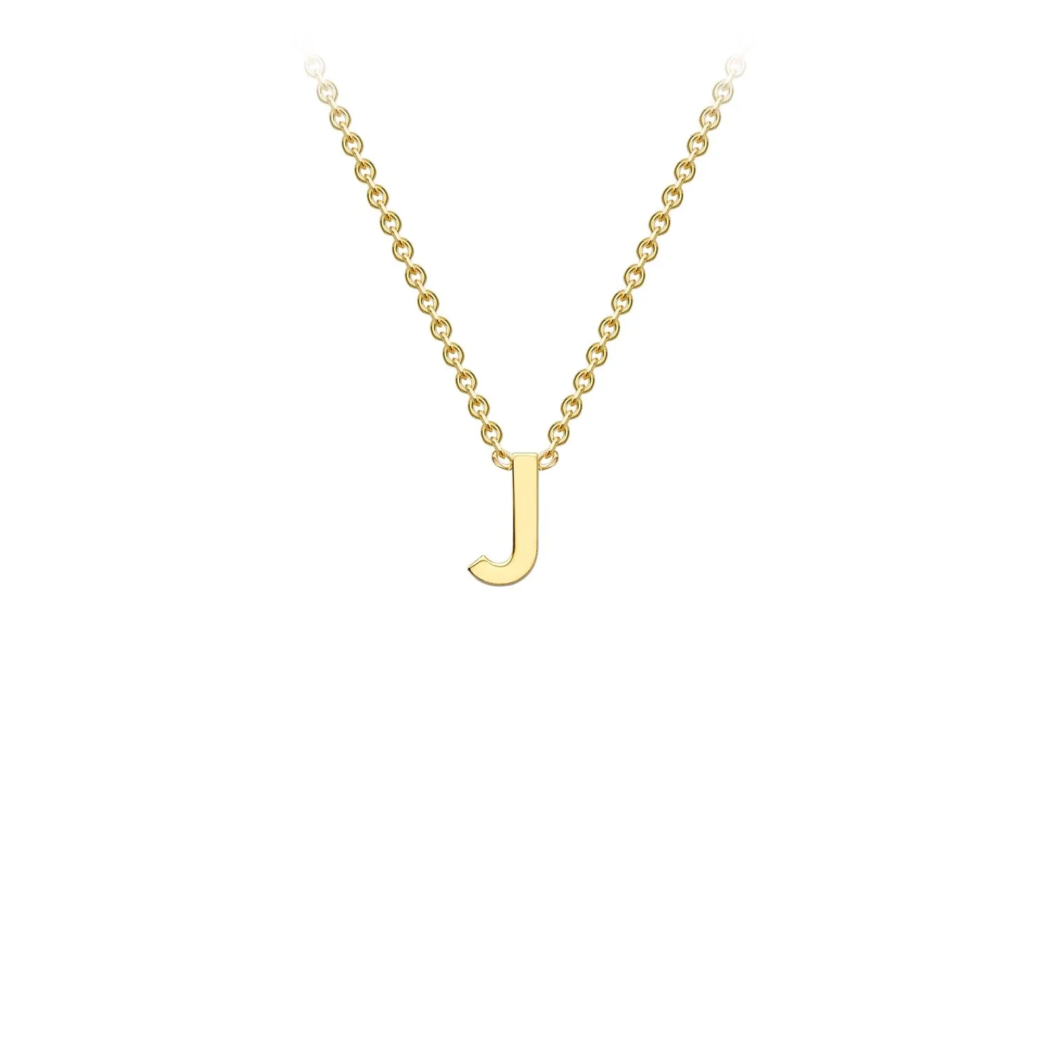 9K GOLD INITIAL NECKLACE