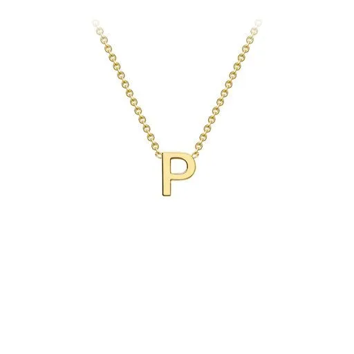 9K GOLD INITIAL NECKLACE