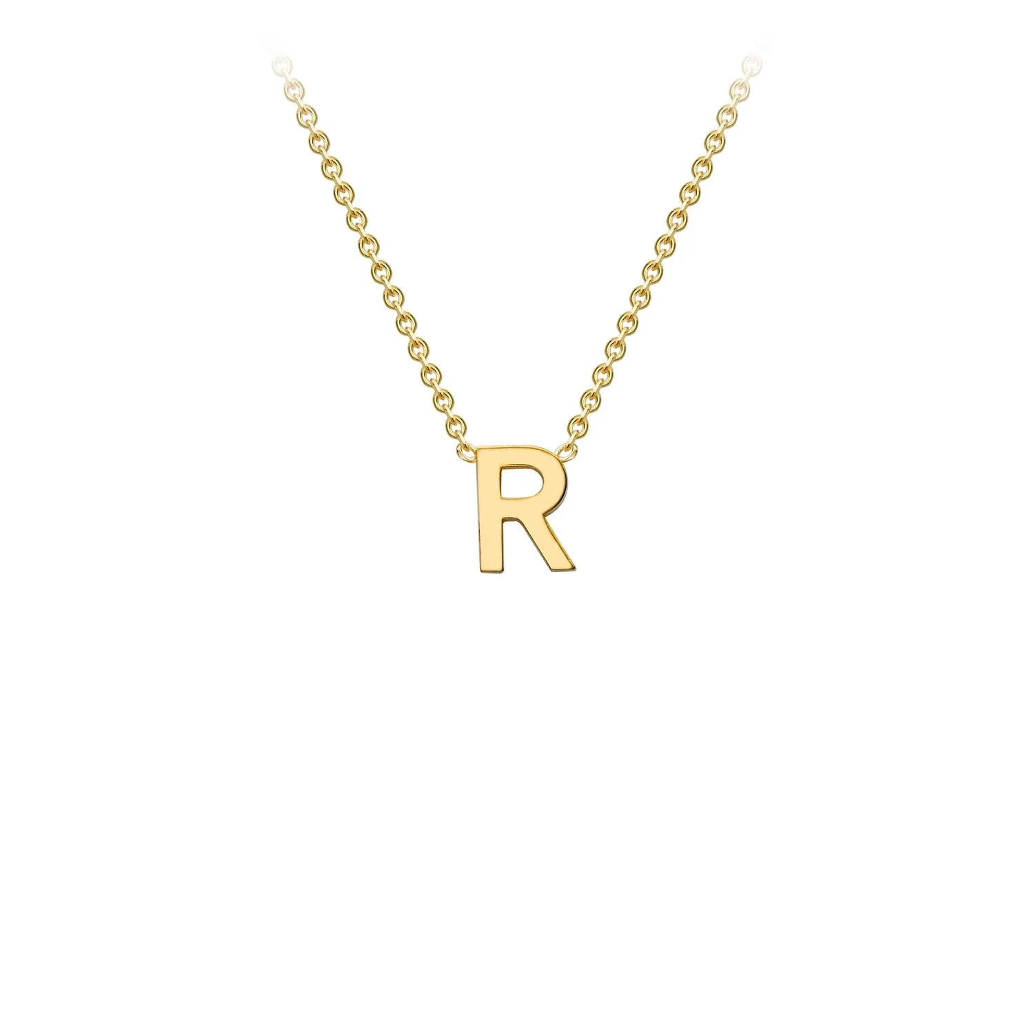 9K GOLD INITIAL NECKLACE