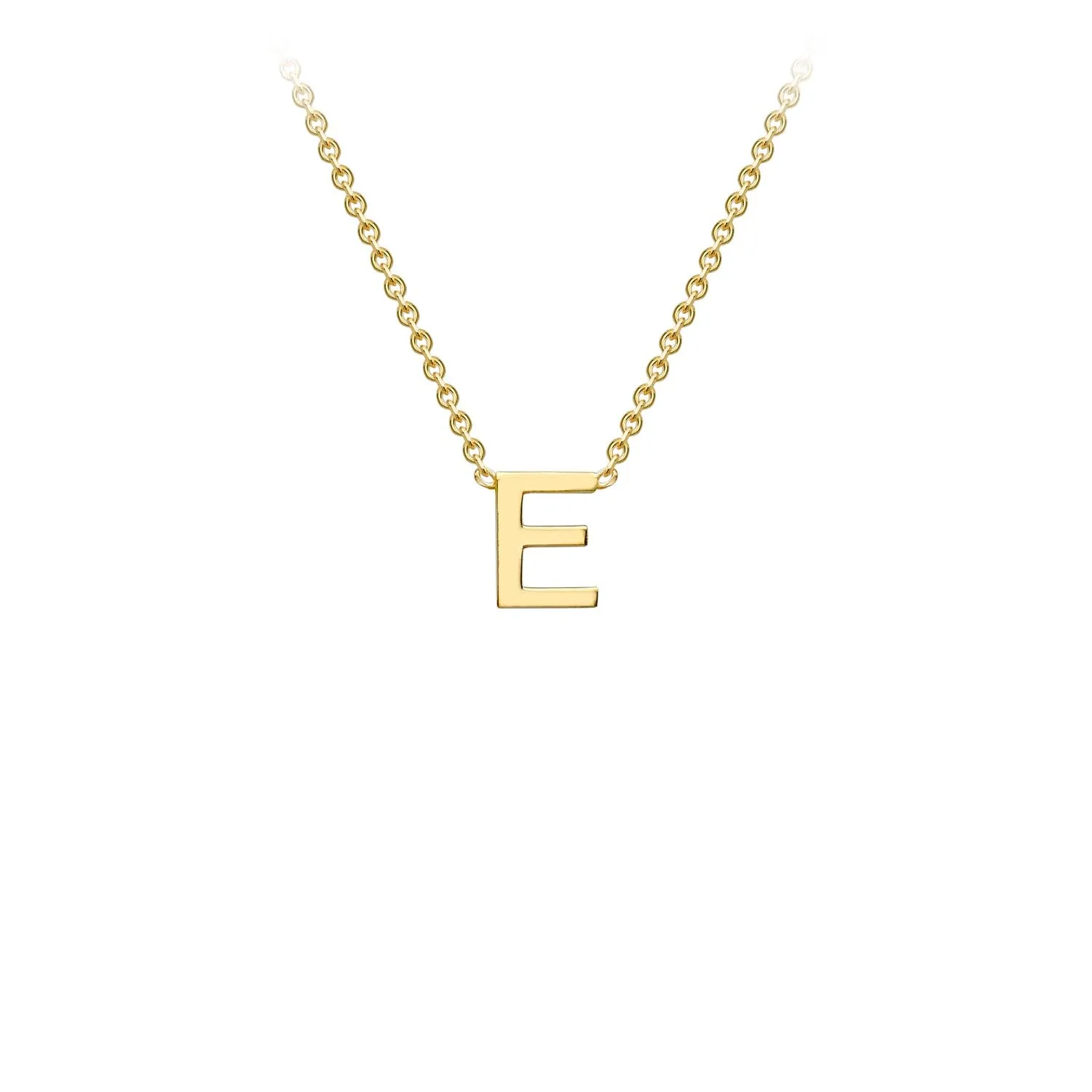 9K GOLD INITIAL NECKLACE