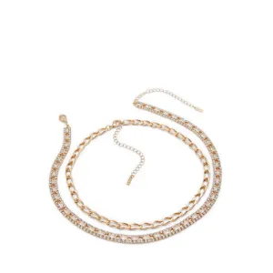 ALDO Abiegan Women's Necklaces - Gold/Clear Multi