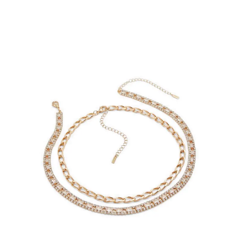 ALDO Abiegan Women's Necklaces - Gold/Clear Multi