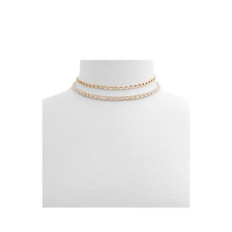 ALDO Abiegan Women's Necklaces - Gold/Clear Multi