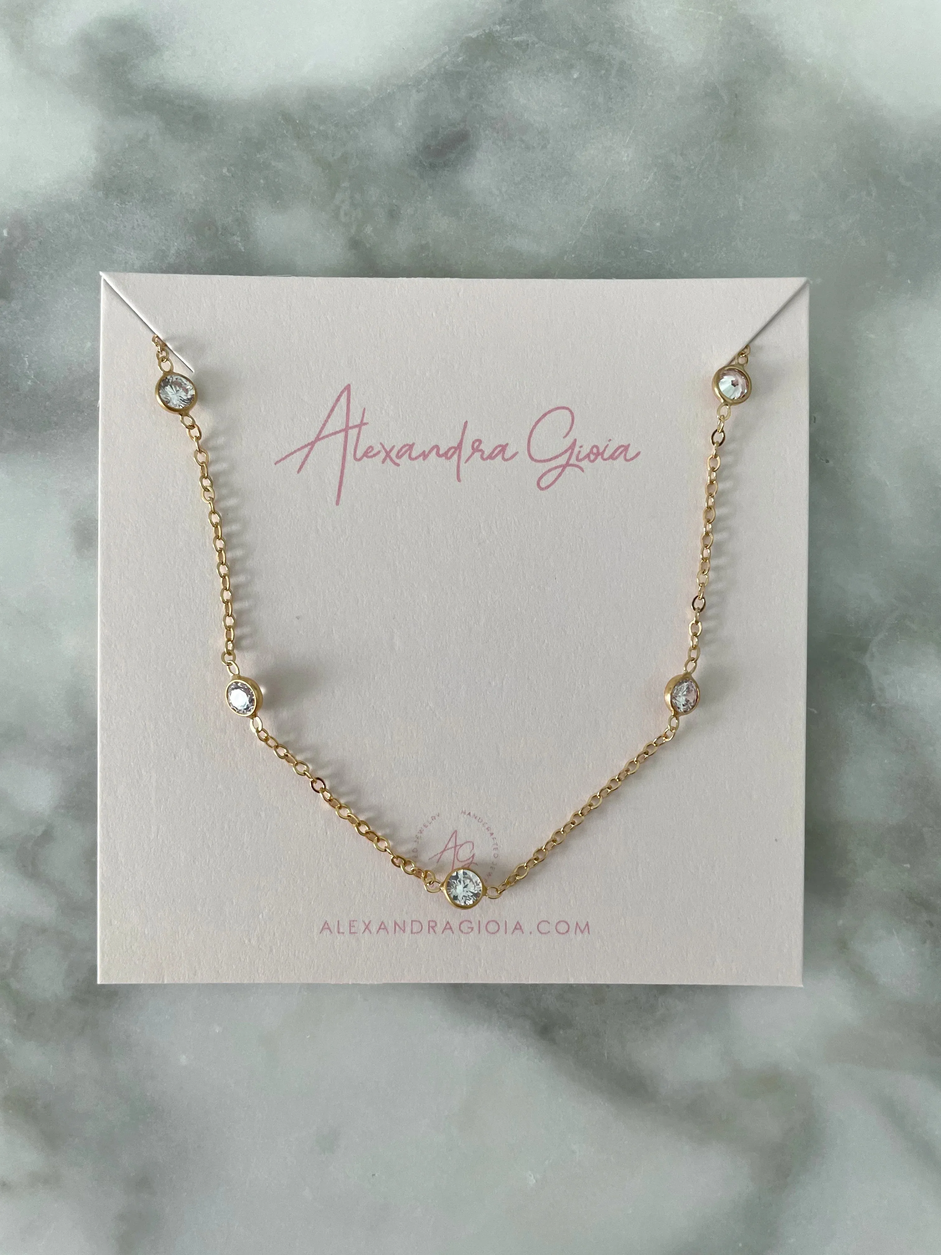 Alexandra Gioia Lexie Gold Filled Necklace