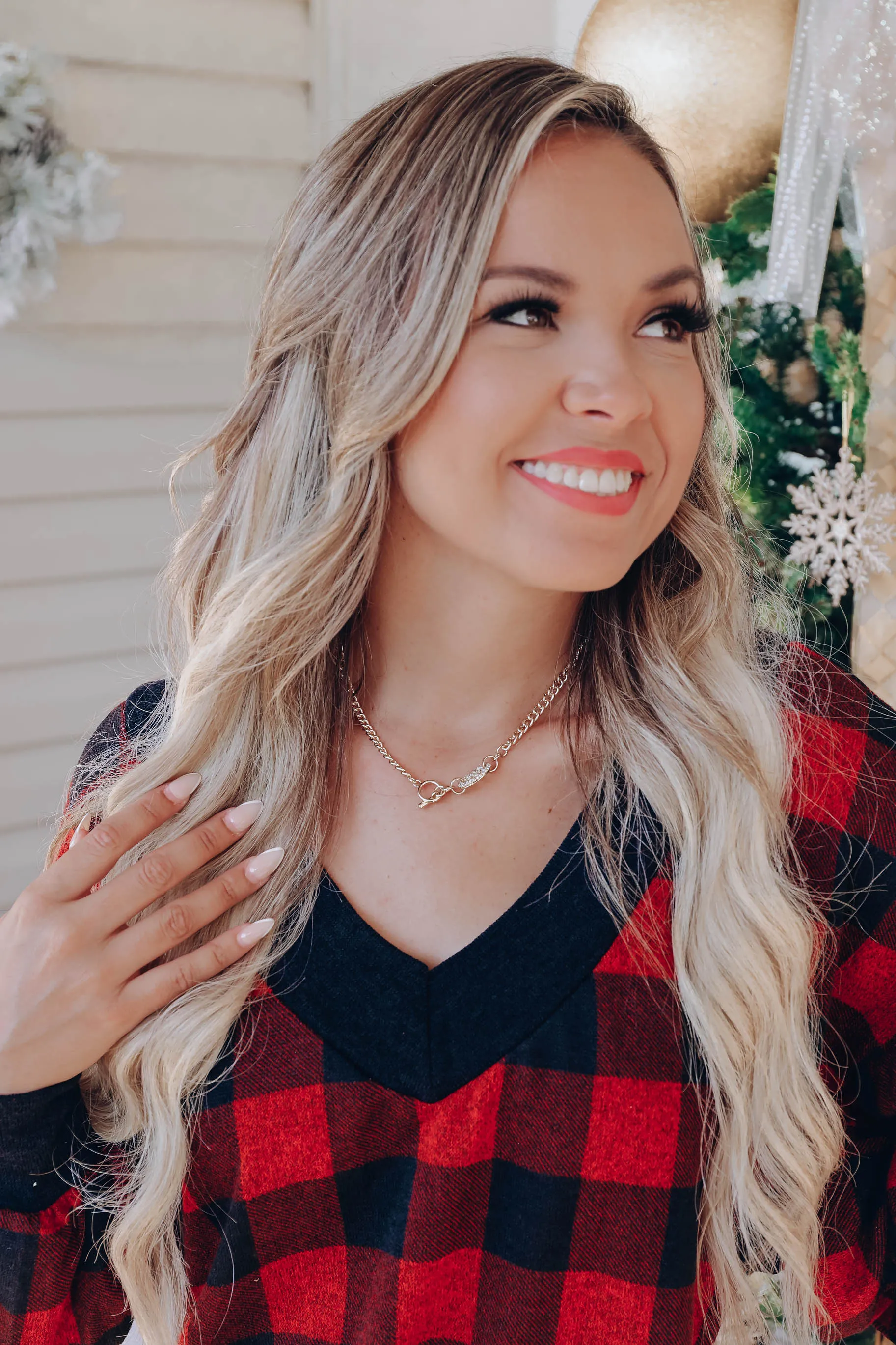 Alidia Link Necklace - Gold