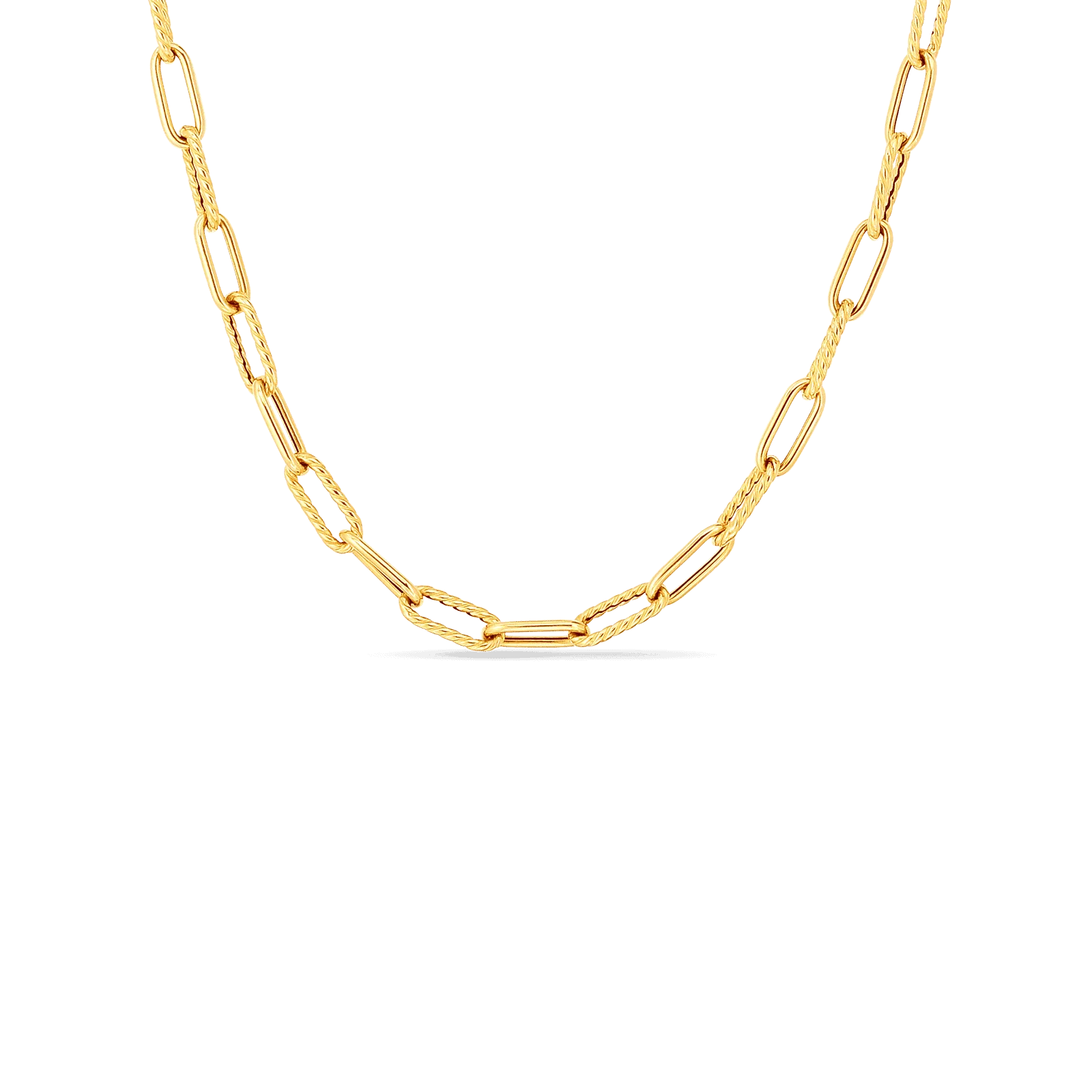 Alt Paperclip Link Chain Necklace