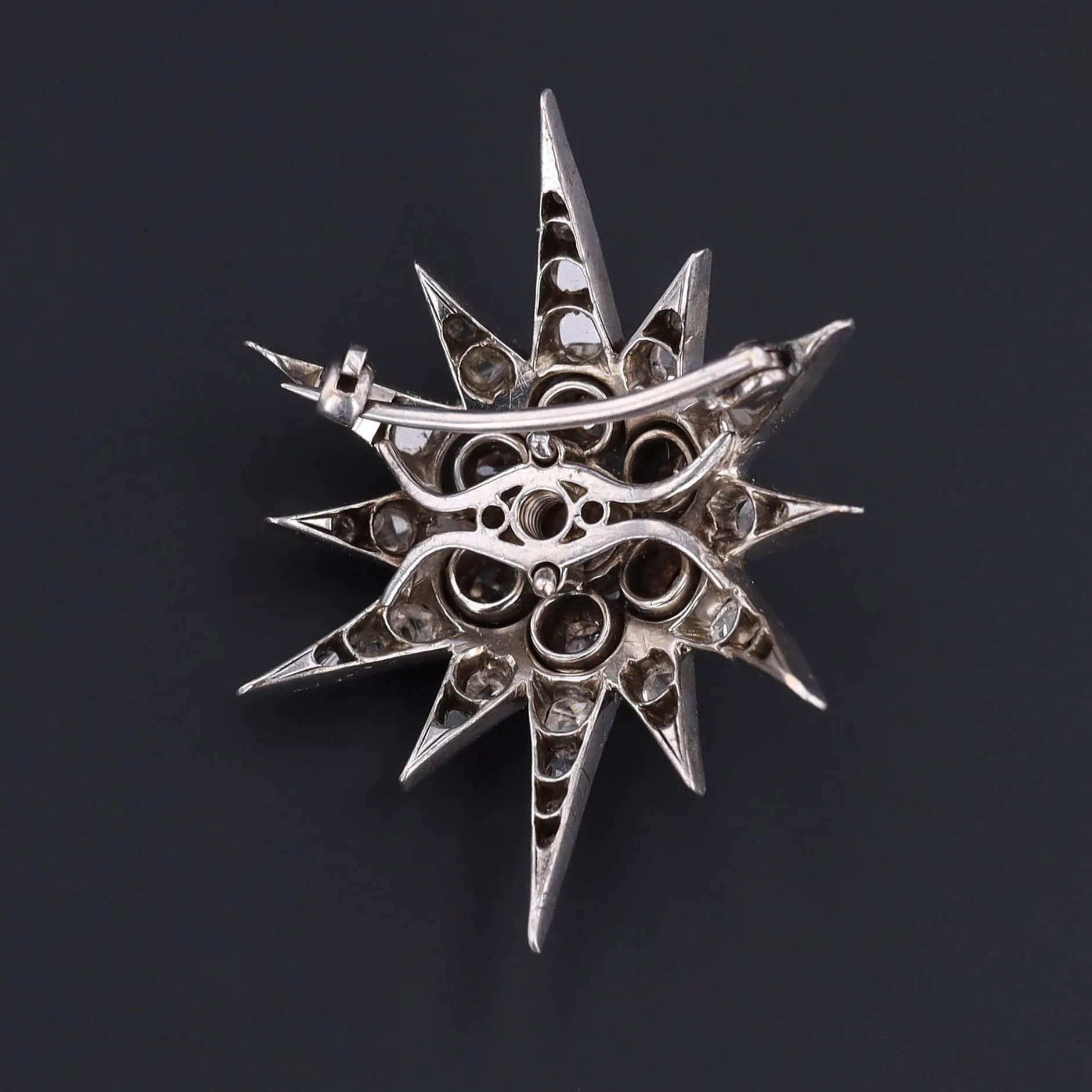 Antique Diamond Star Brooch | Antique Brooch