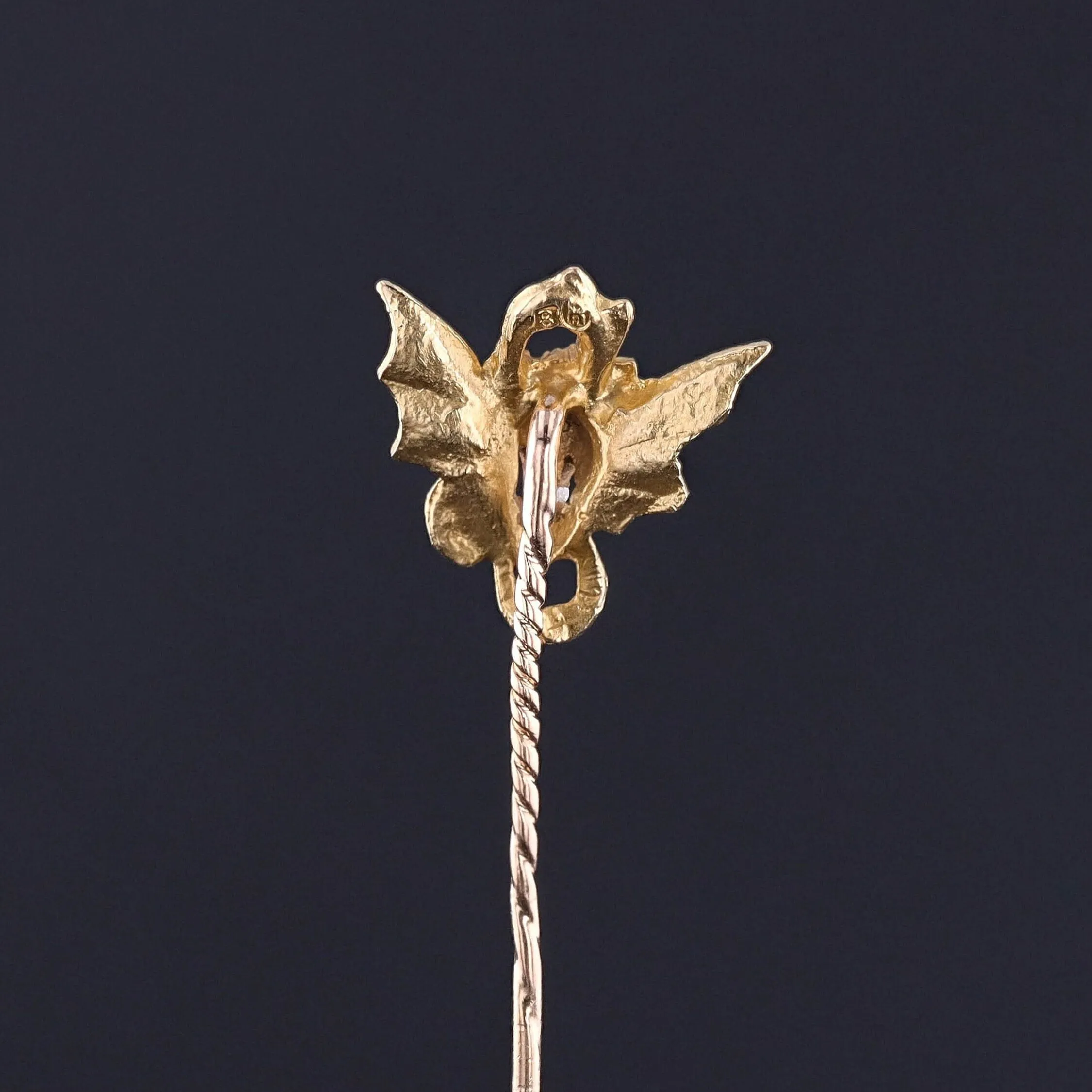 Antique Dragon Stickpin of 18k Gold