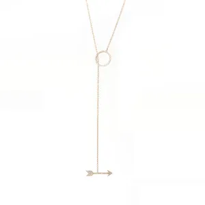 Arrow Adjustable Lariat Necklace