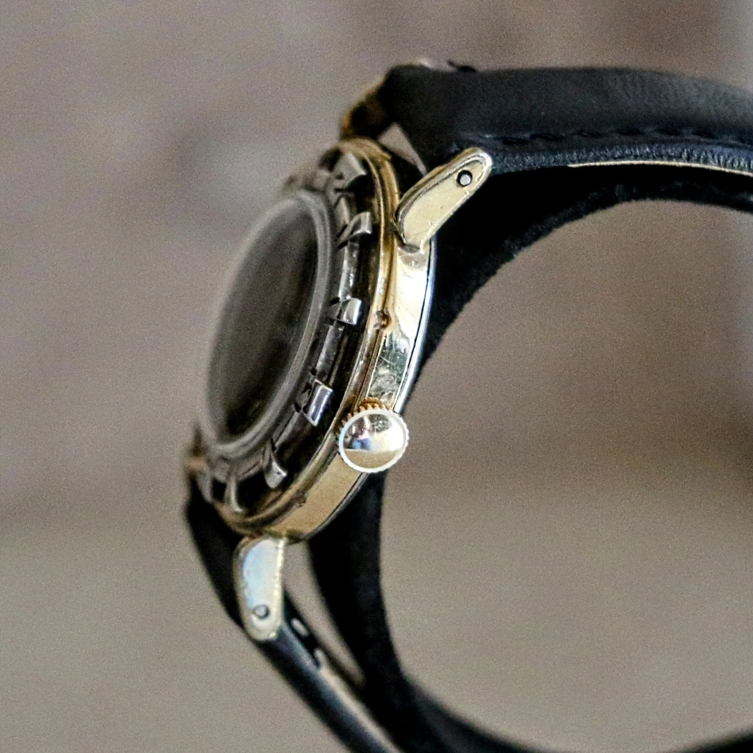 BALDWIN Wristwatch Clinton Movement Caliber ETA 984 17 Jewels Swiss Watch