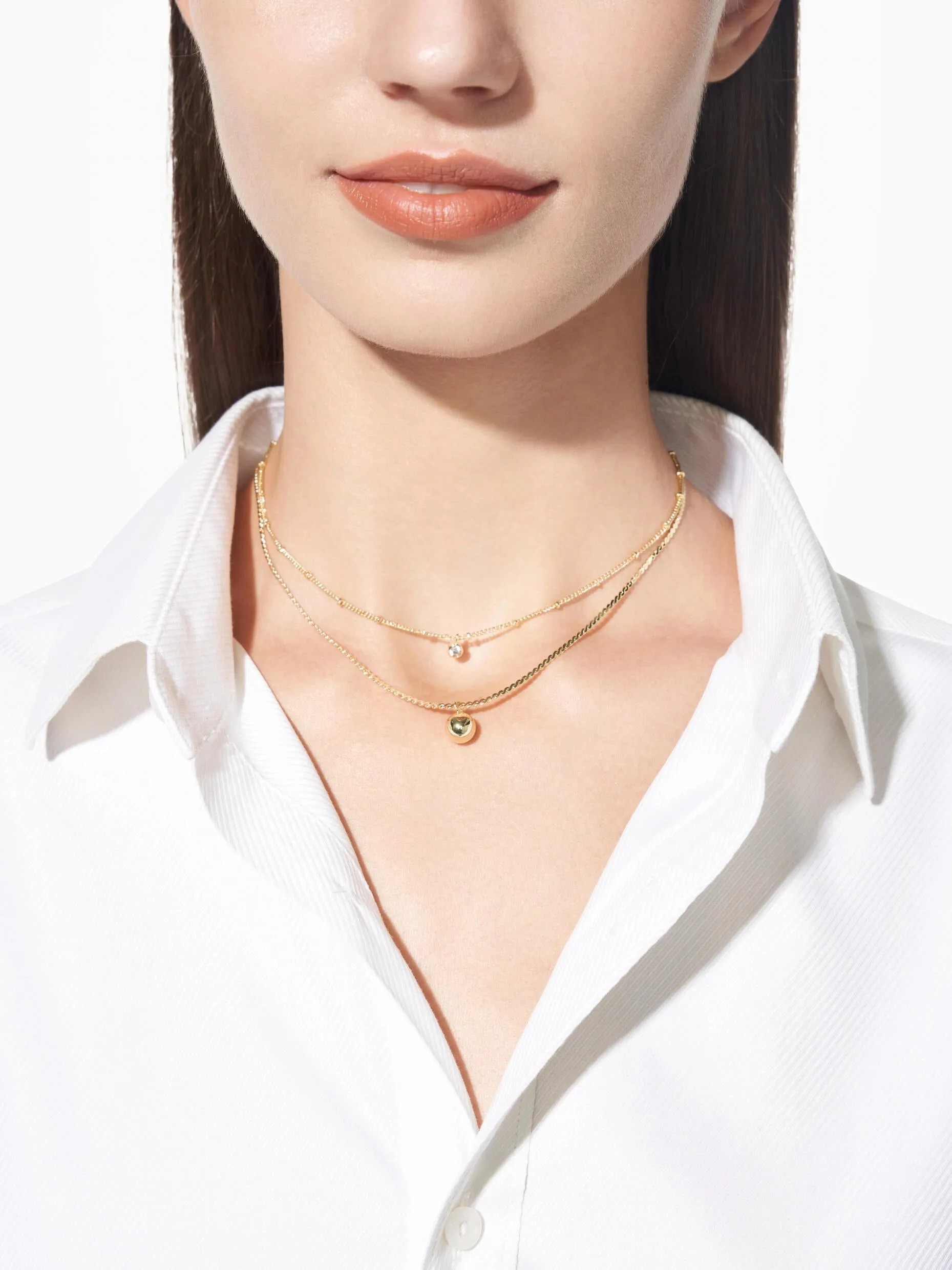 Ball Layered Necklaces