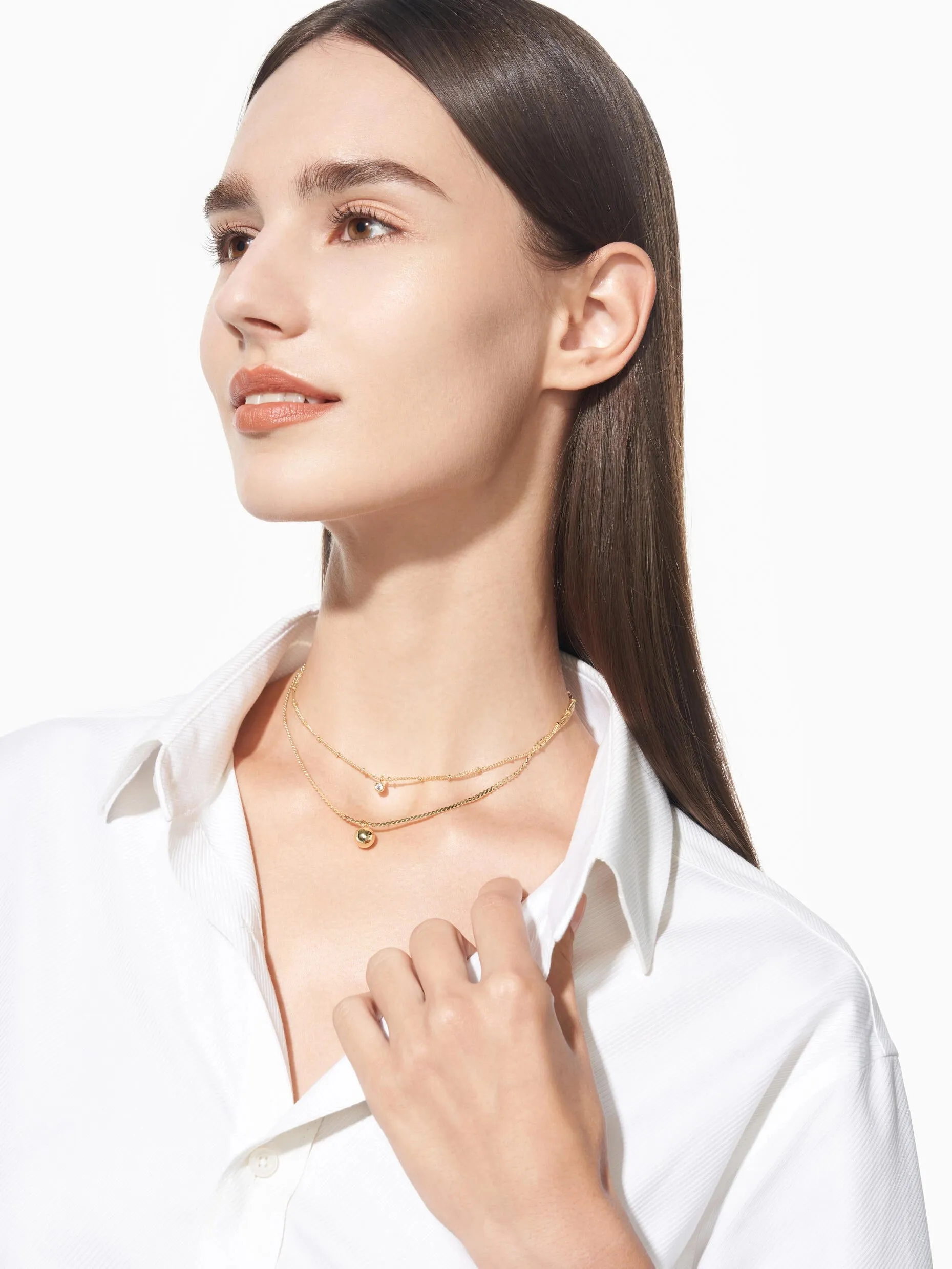 Ball Layered Necklaces