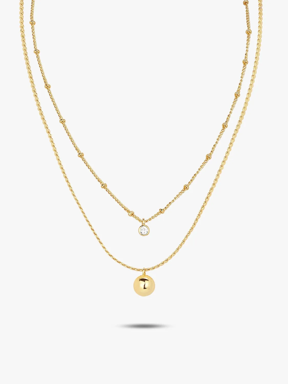 Ball Layered Necklaces