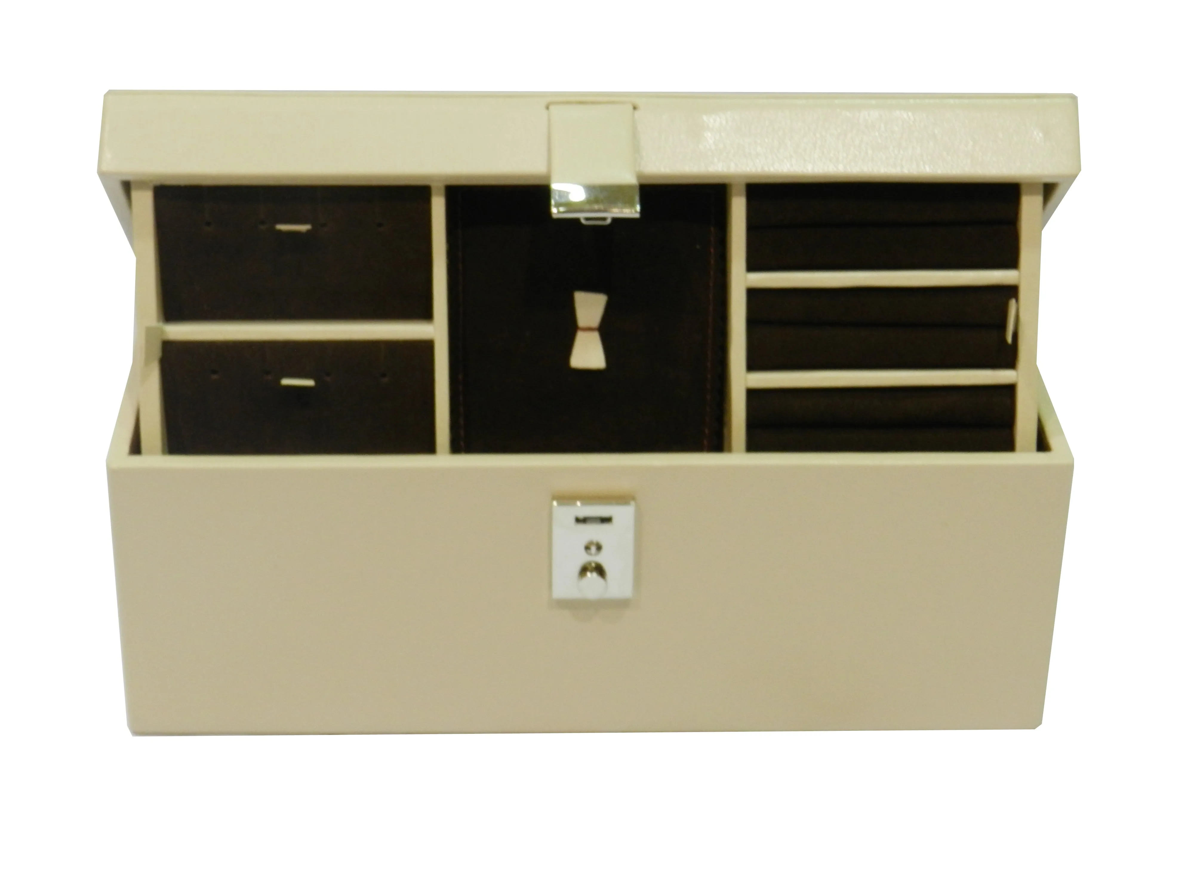 Bank Locker Multipurpose Jewellery Box Vegan Leather
