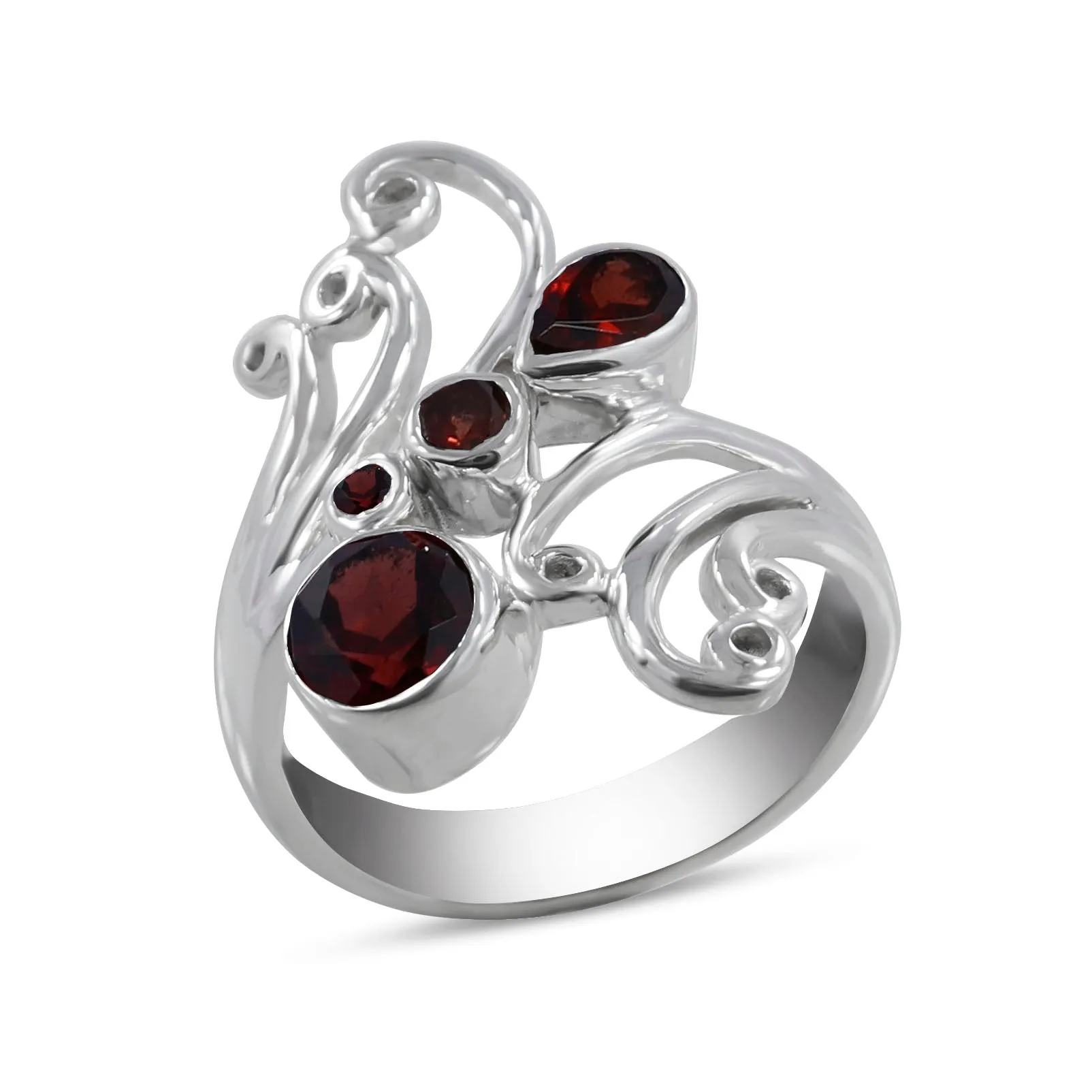 Black Onyx Silver Rings