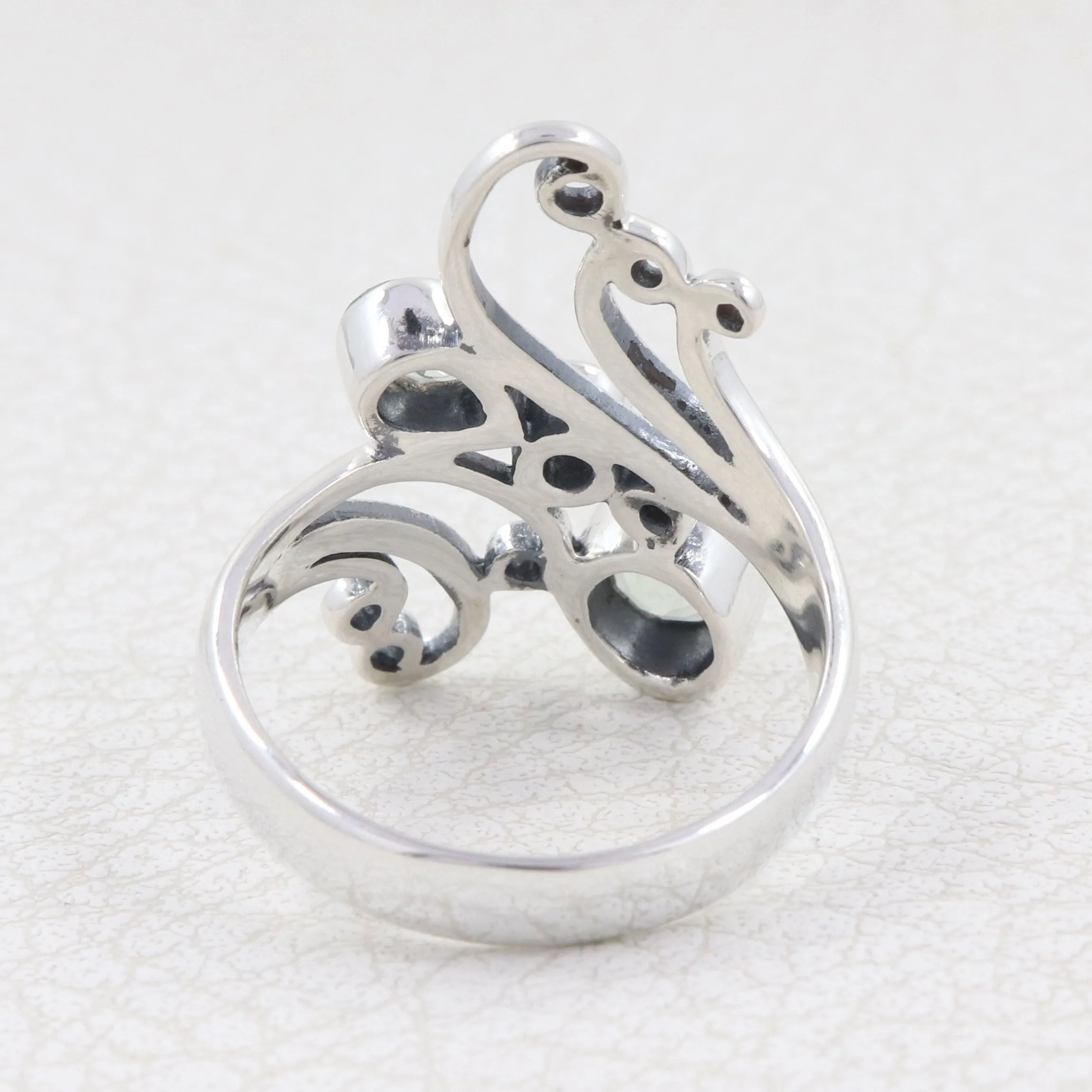 Black Onyx Silver Rings