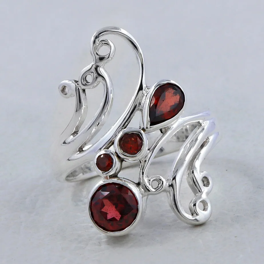 Black Onyx Silver Rings
