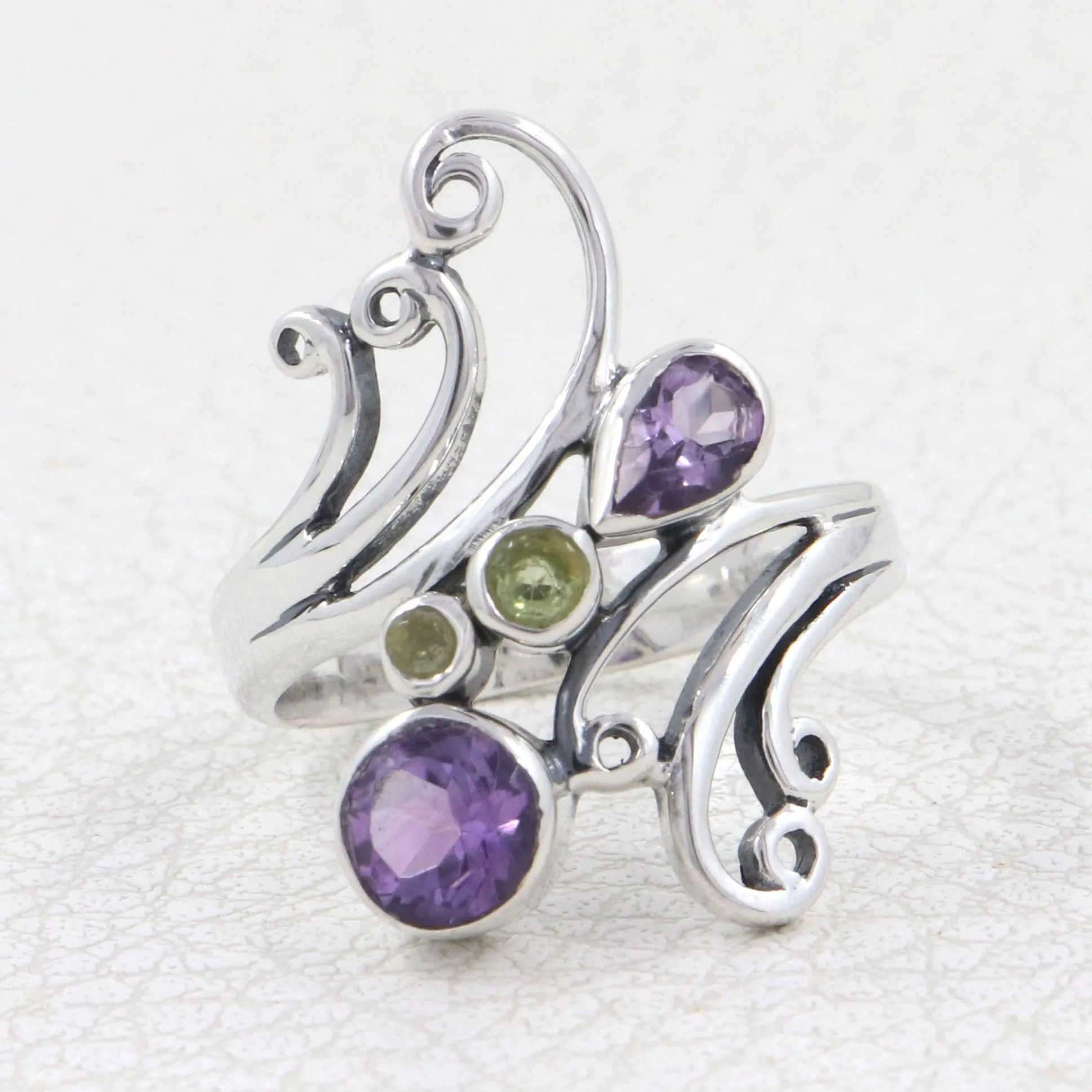 Black Onyx Silver Rings