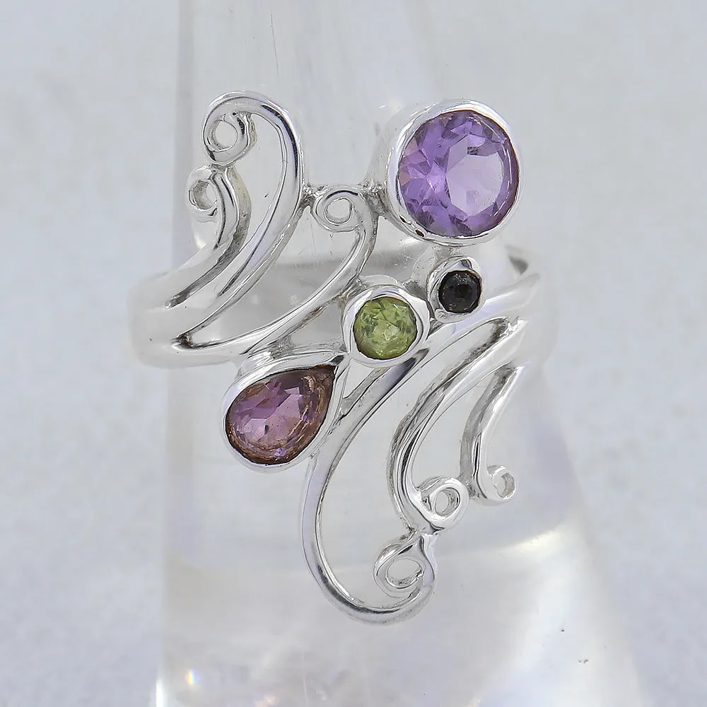 Black Onyx Silver Rings